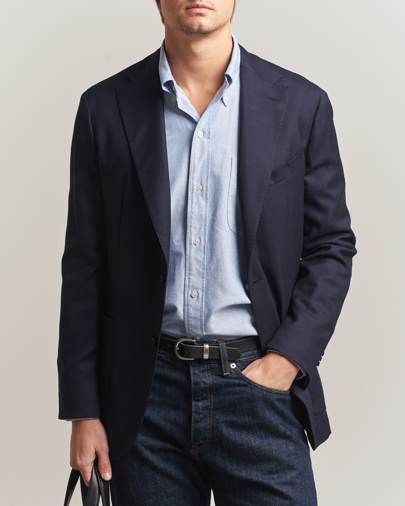 Heren | Blazers | Boglioli for Care of Carl | Boglioli K Jacket Exclusive Hopsack Blazer Navy