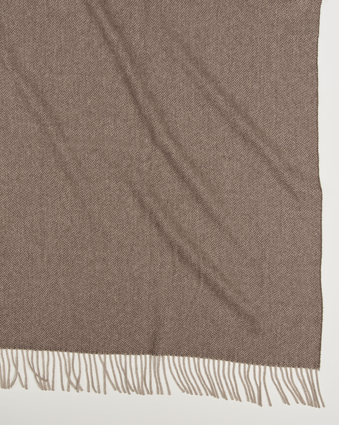 Heren | Stoffen | Ralph Lauren Home | Jax Wool/Cashmere Throw Blanket Chocolate Brown