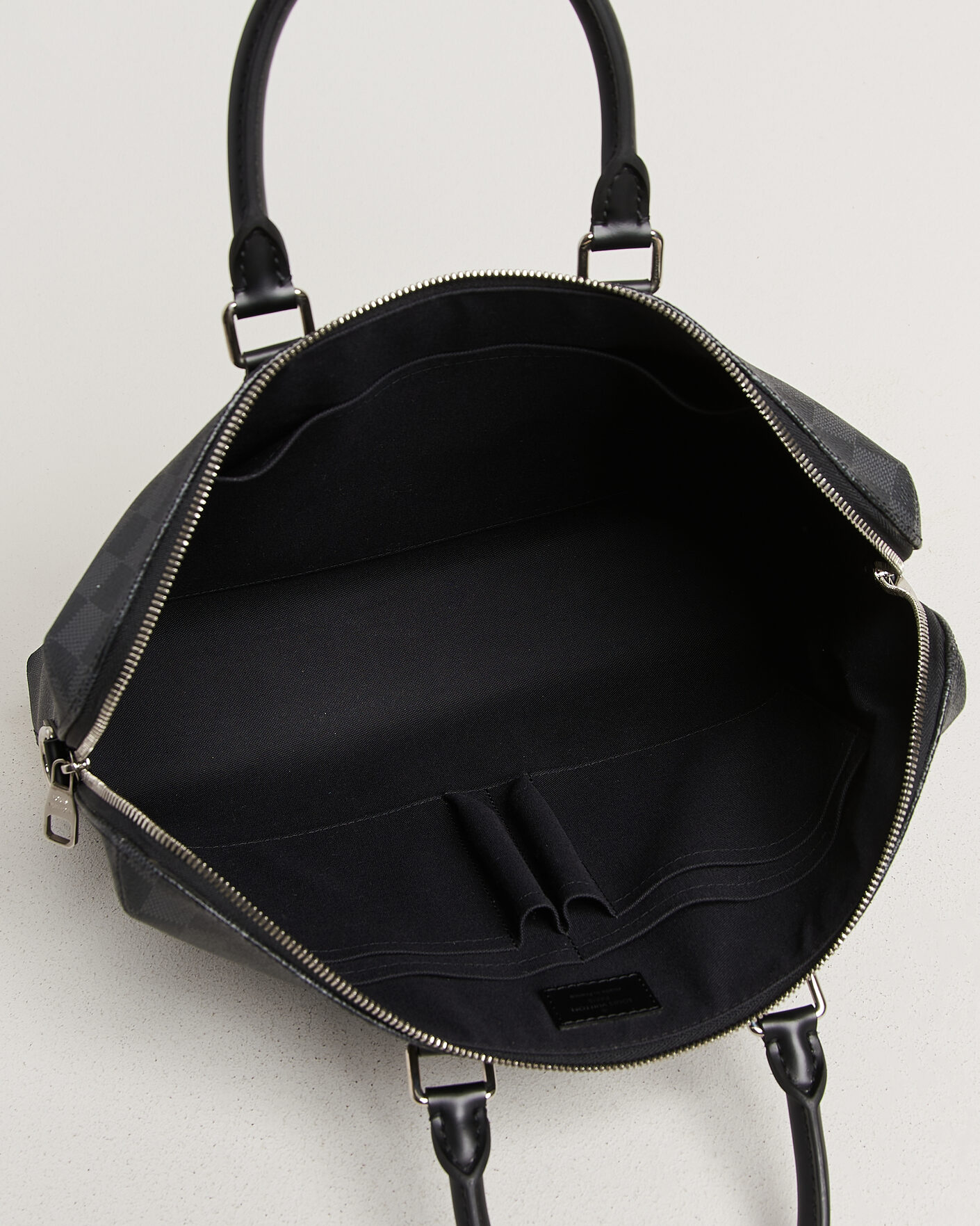 Heren | Pre-Owned & Vintage Bags | Louis Vuitton Pre-Owned | Porte Documents Bag Damier Graphite