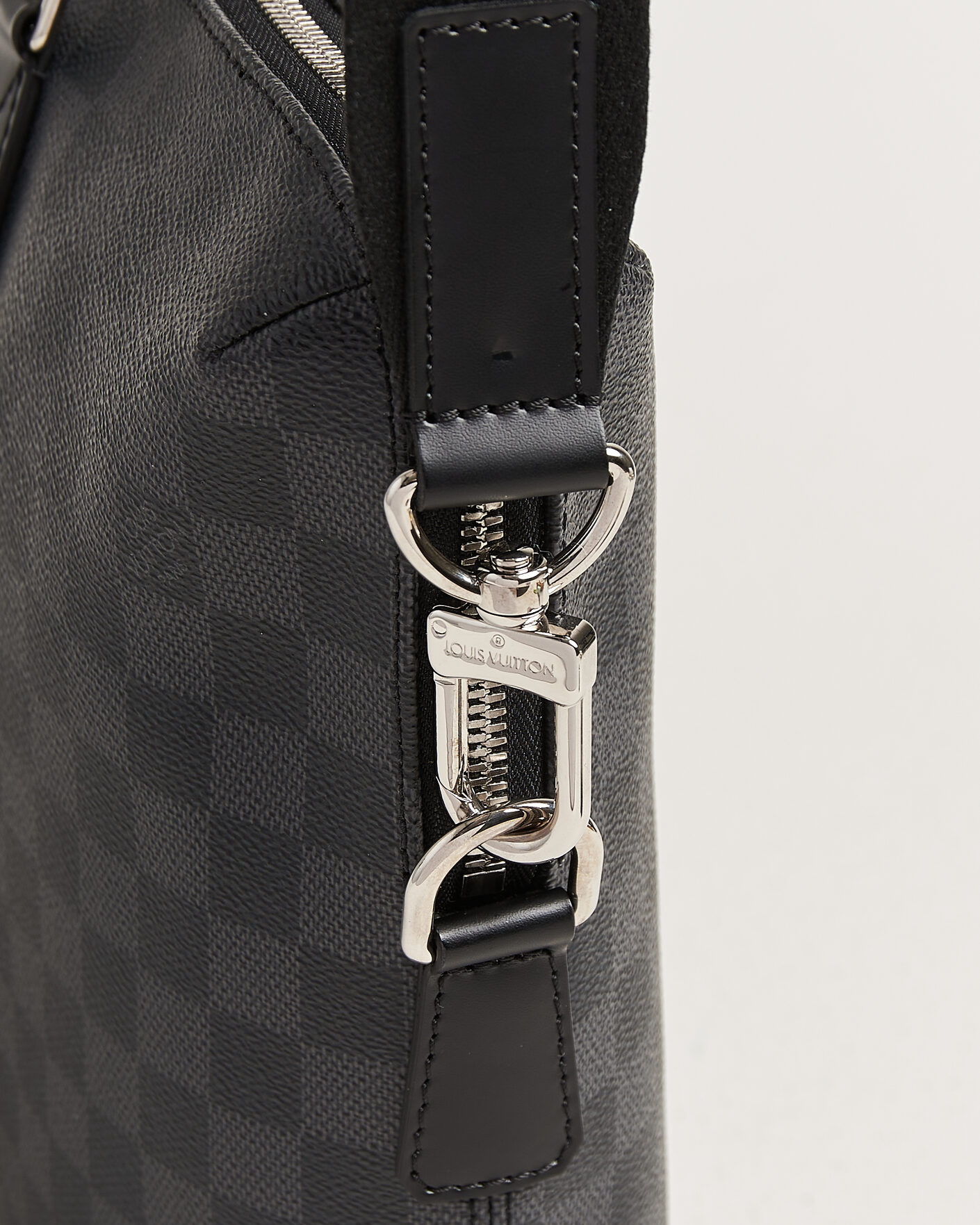 Heren | Pre-Owned & Vintage Bags | Louis Vuitton Pre-Owned | Porte Documents Bag Damier Graphite