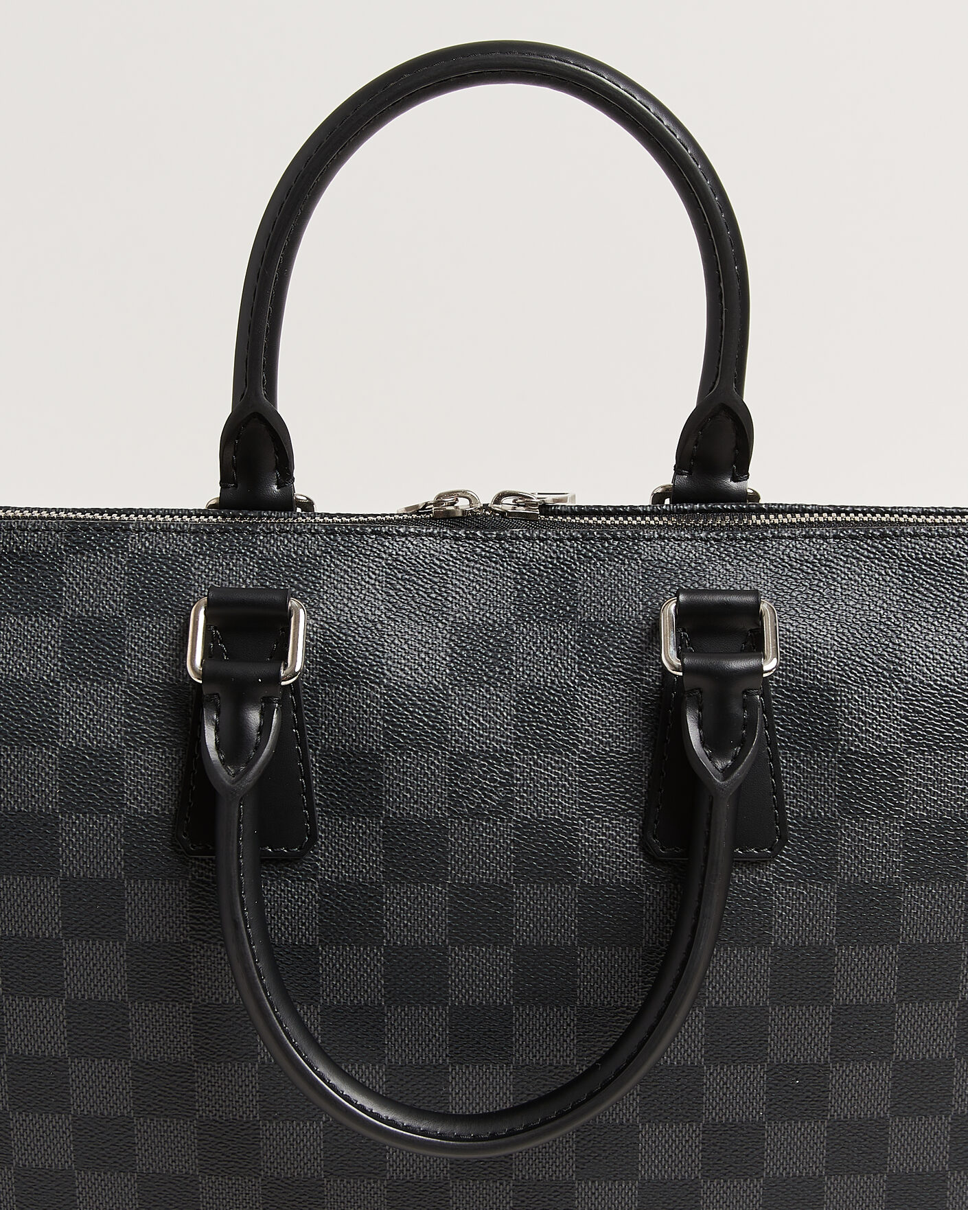 Heren | Pre-Owned & Vintage Bags | Louis Vuitton Pre-Owned | Porte Documents Bag Damier Graphite