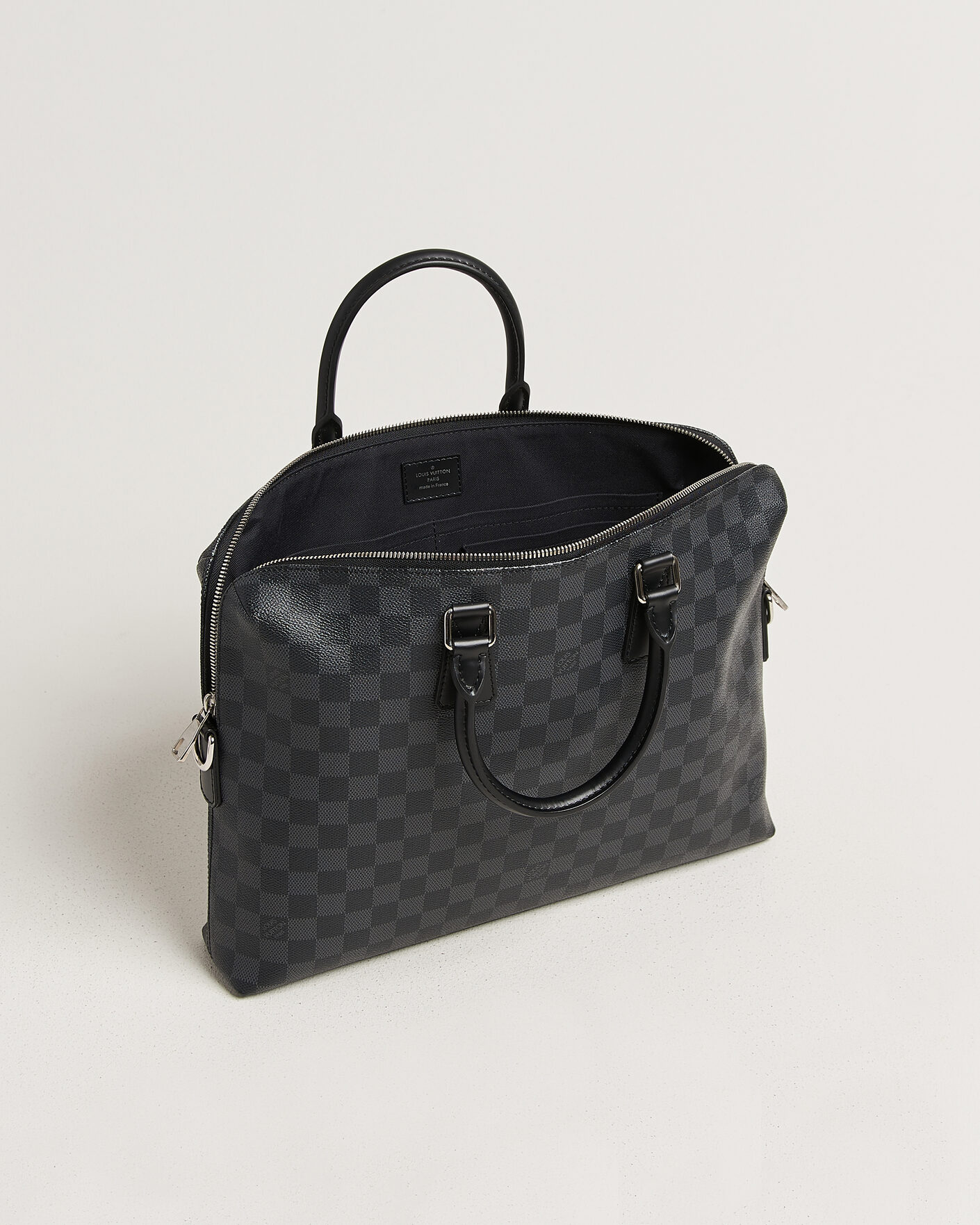 Heren | Pre-Owned & Vintage Bags | Louis Vuitton Pre-Owned | Porte Documents Bag Damier Graphite