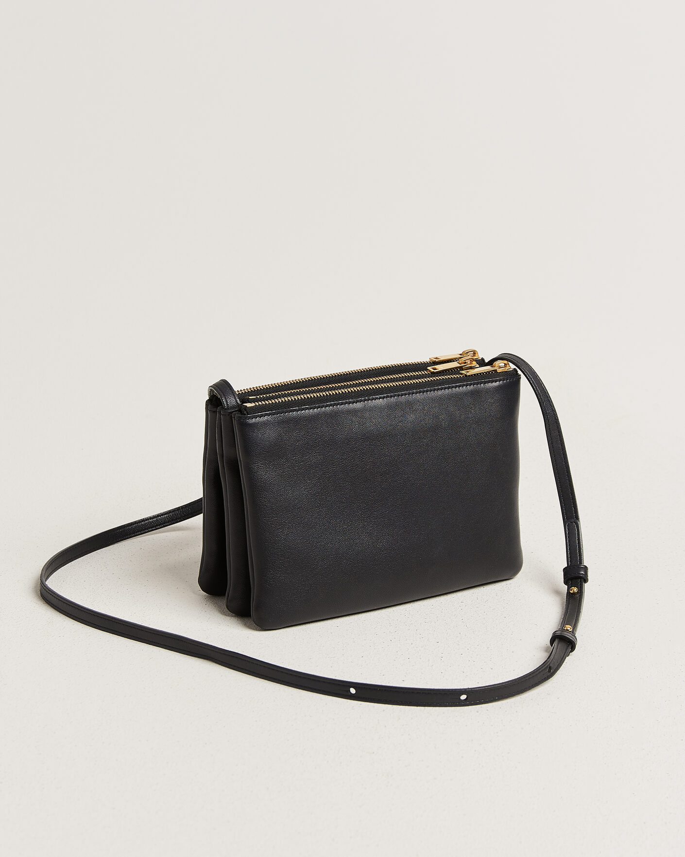 Heren | Pre-Owned & Vintage Bags | Celine Pre-Owned | Trio Bag Small Leather Black
