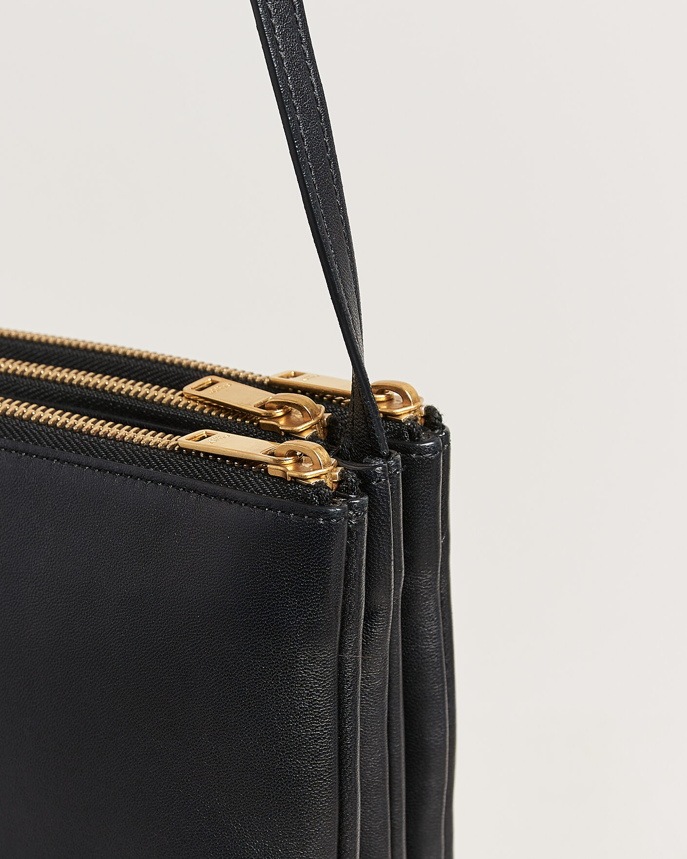 Heren | Pre-Owned & Vintage Bags | Celine Pre-Owned | Trio Bag Small Leather Black