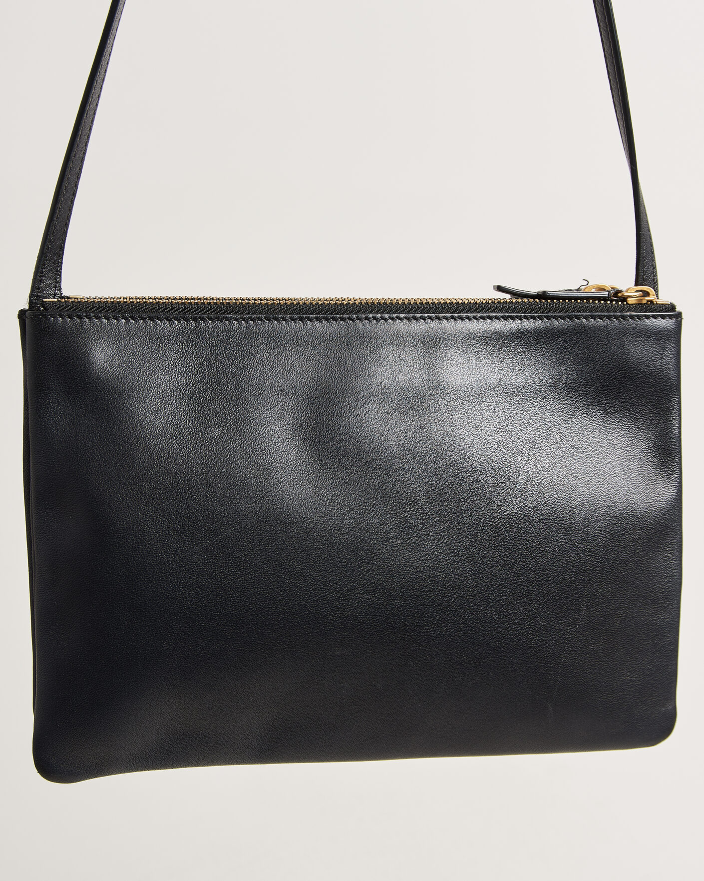 Heren | Pre-Owned & Vintage Bags | Celine Pre-Owned | Trio Bag Medium Leather Black