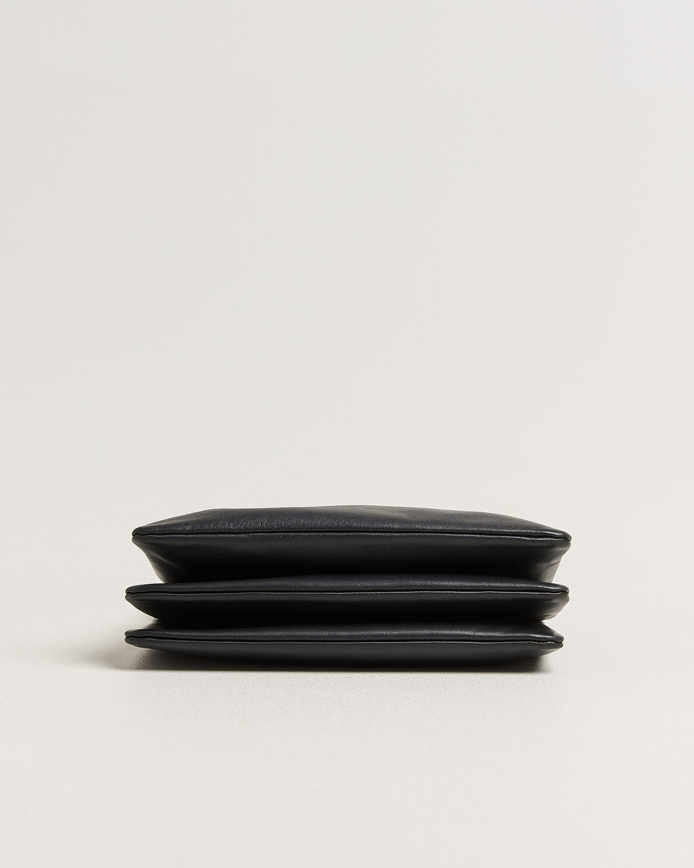 Heren | Pre-Owned & Vintage Bags | Celine Pre-Owned | Trio Bag Medium Leather Black