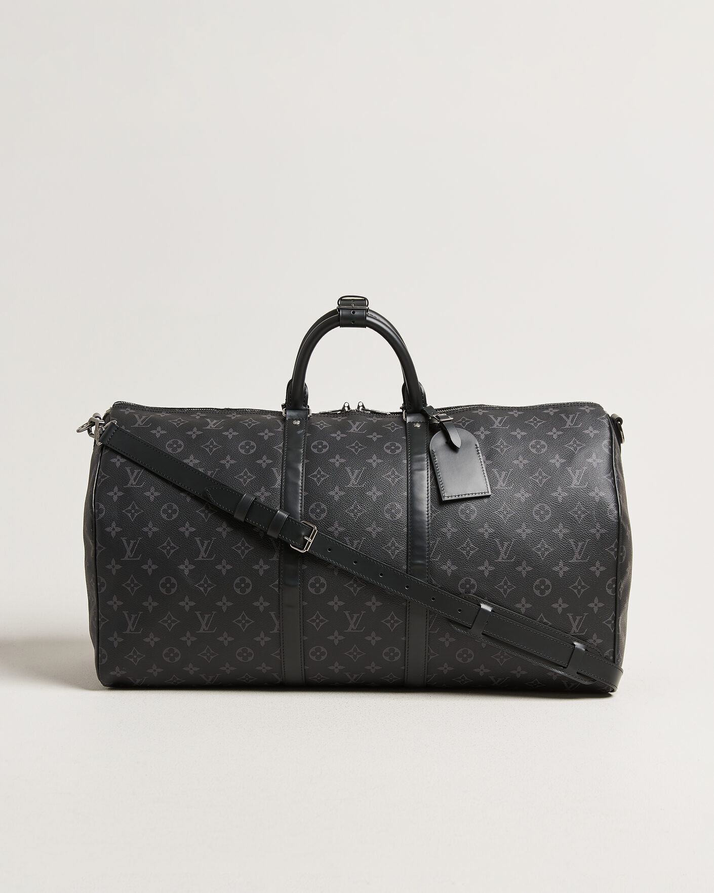 Heren | Pre-Owned & Vintage Bags | Louis Vuitton Pre-Owned | Keepall 55 Bandoulière Monogram Eclipse
