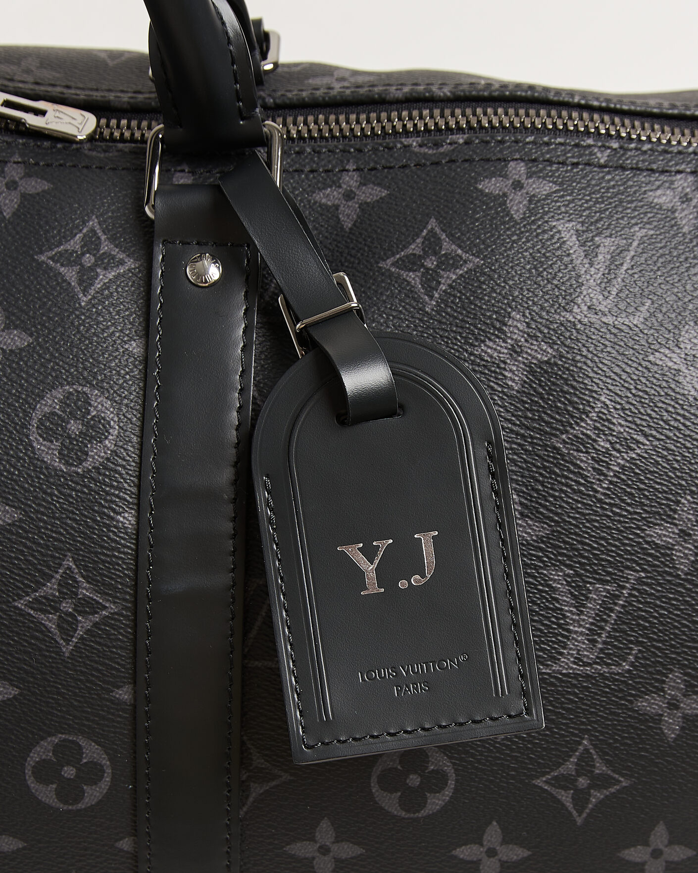 Heren | Pre-Owned & Vintage Bags | Louis Vuitton Pre-Owned | Keepall 55 Bandoulière Monogram Eclipse
