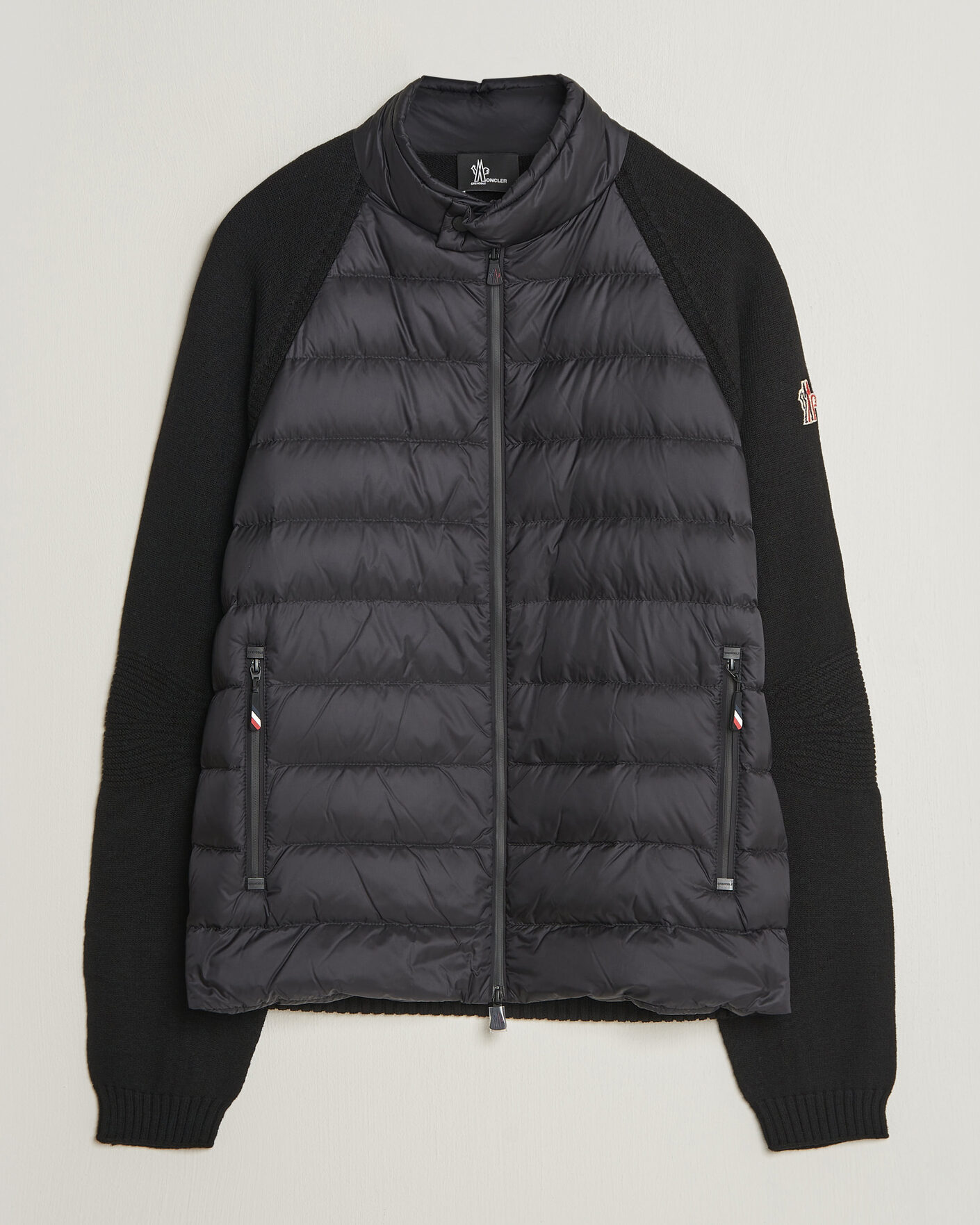 Heren | Jassen | Moncler Grenoble | Padded Hybrid Cardigan Black