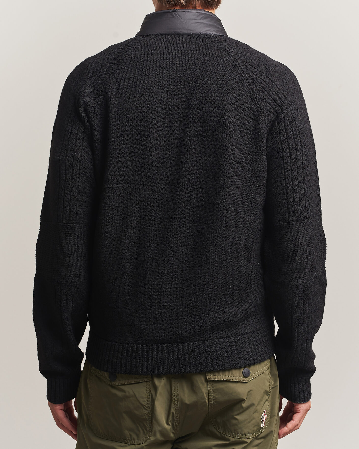 Heren | Jassen | Moncler Grenoble | Padded Hybrid Cardigan Black