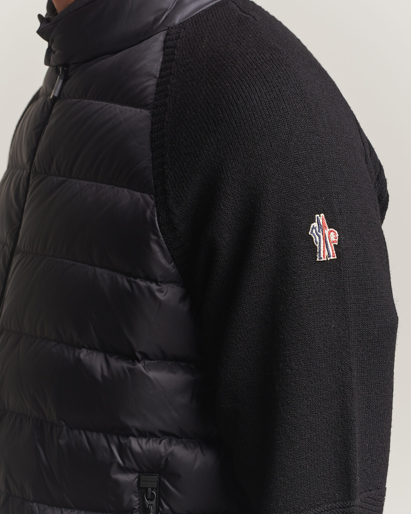 Heren | Jassen | Moncler Grenoble | Padded Hybrid Cardigan Black
