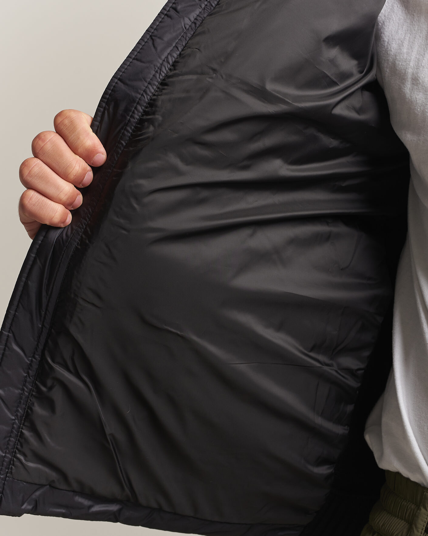 Heren | Jassen | Moncler Grenoble | Padded Hybrid Cardigan Black
