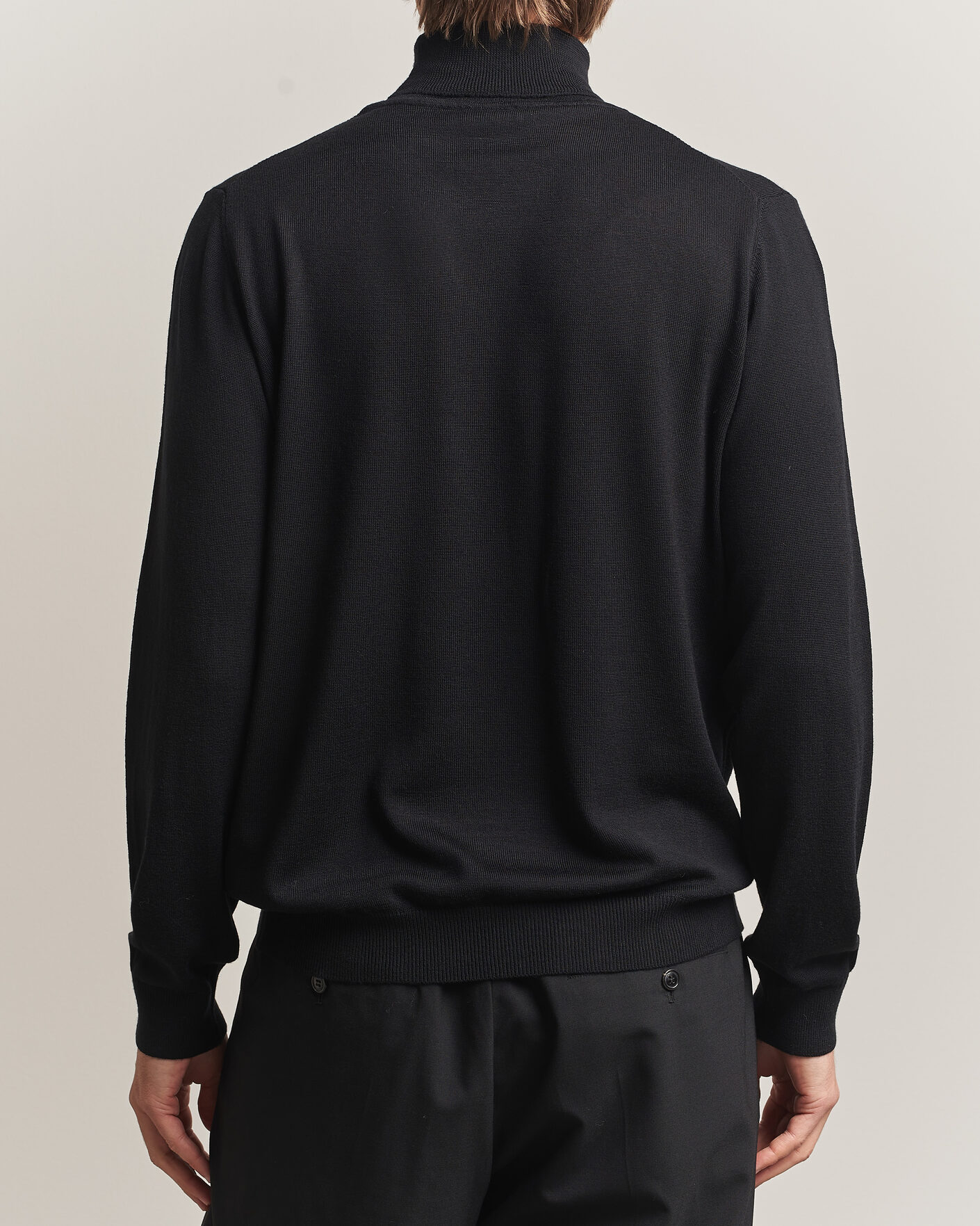 Heren | Truien | Filippa K | Merino Knitted Turtleneck Black