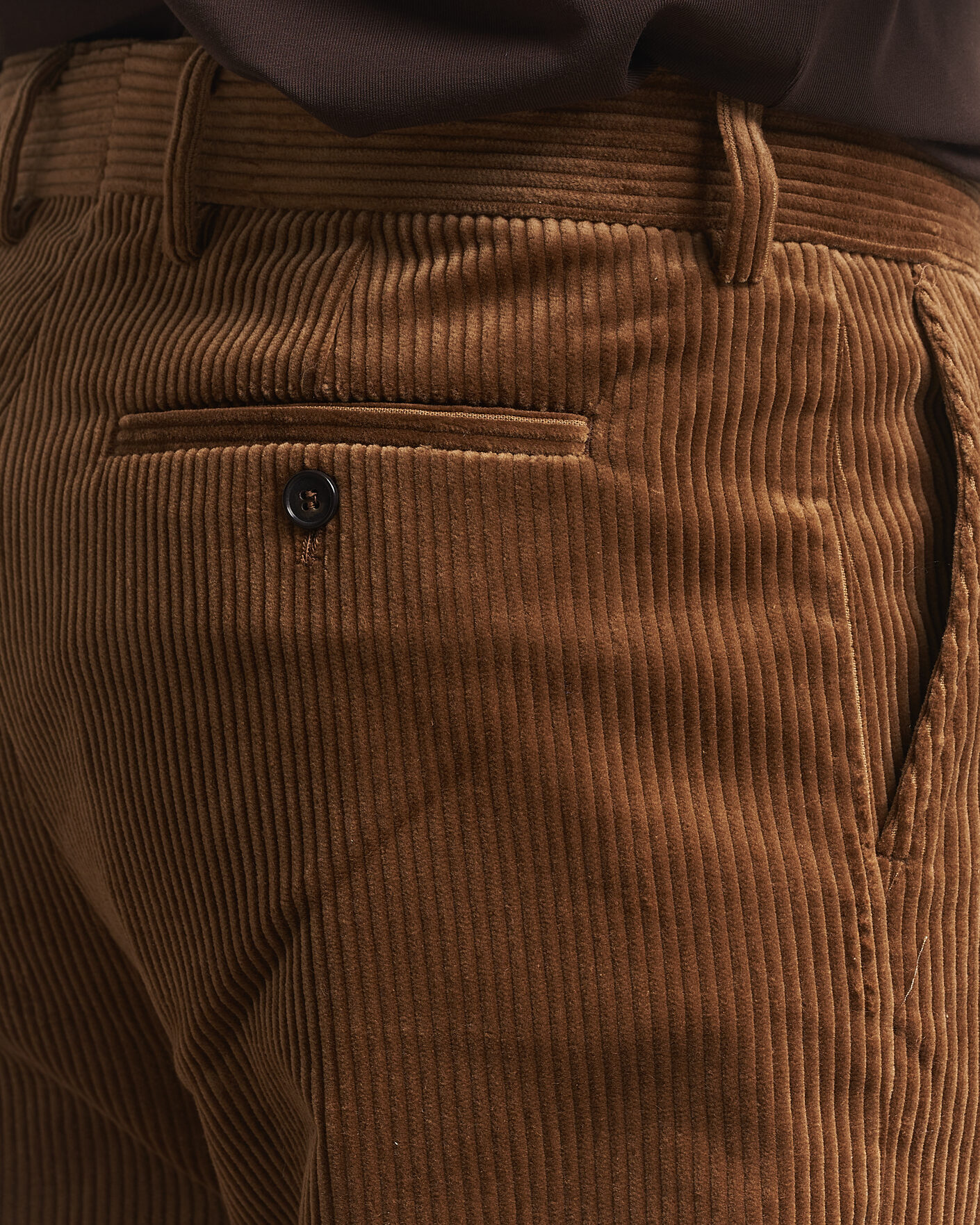 Heren | Broeken | Filippa K | Julian Corduroy Chino Trousers Tobacco