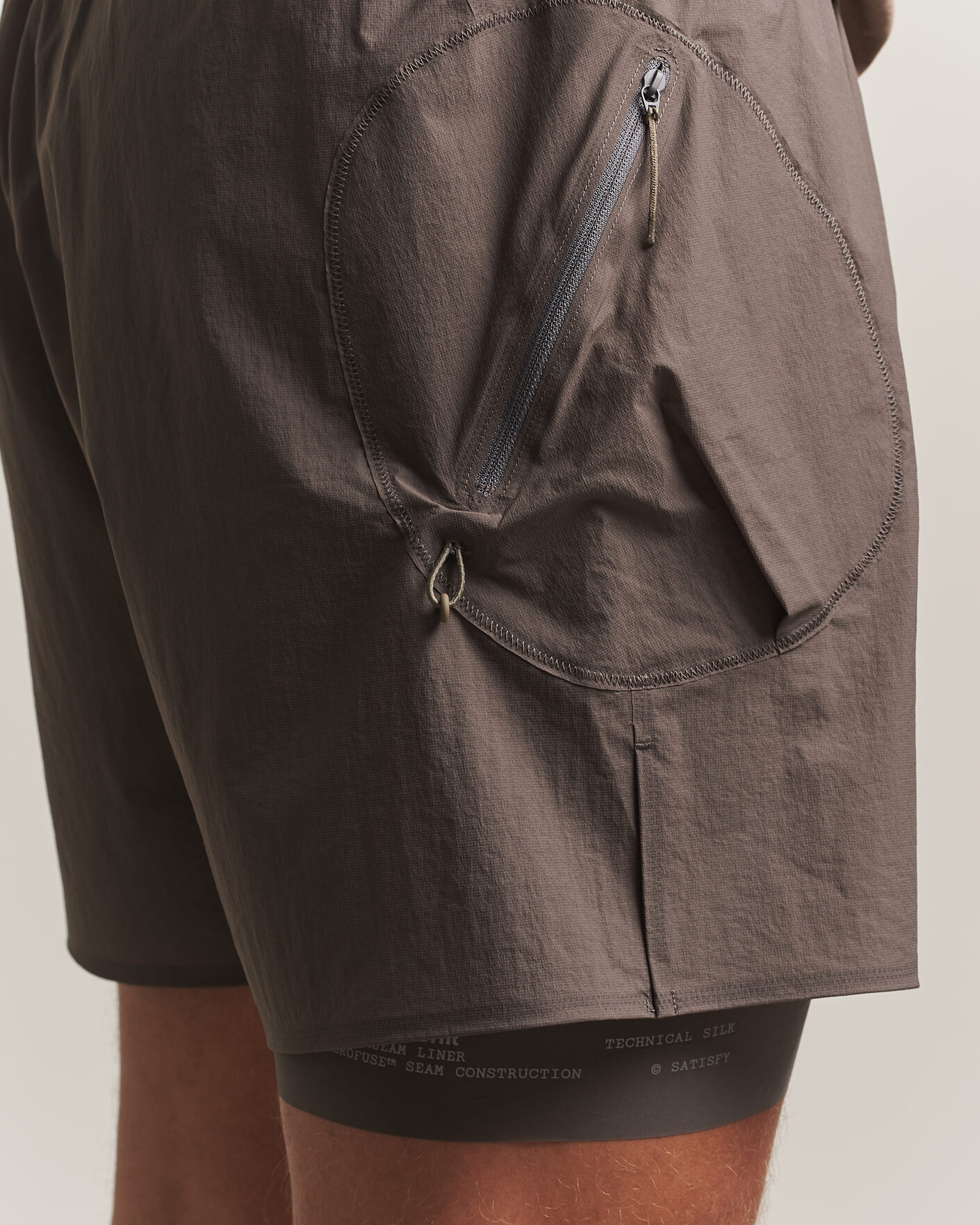 Heren | Korte broek | Satisfy | Rippy Cordura 5 Inch Shorts Subterranean