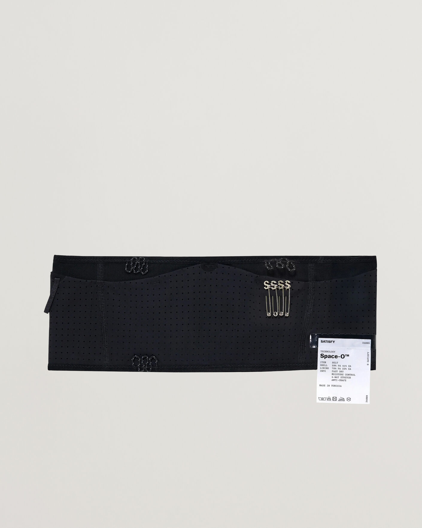 Heren | Actieve accessoires | Satisfy | Space-O Belt Black