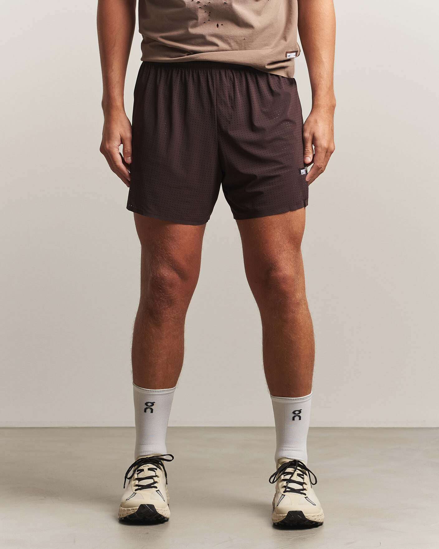 Heren | Korte broek | Satisfy | Space-O 5 Inch Shorts Deep Mahogany