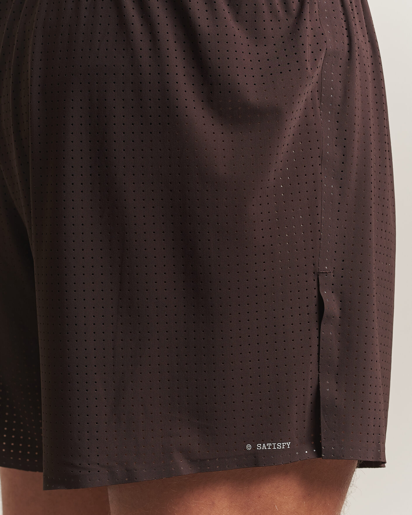 Heren | Korte broek | Satisfy | Space-O 5 Inch Shorts Deep Mahogany