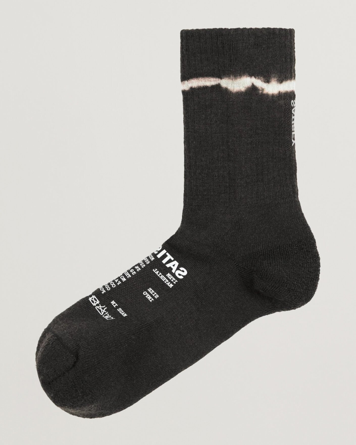 Heren | Ondergoed | Satisfy | Merino Nylon Tube Socks Black Tie Dye