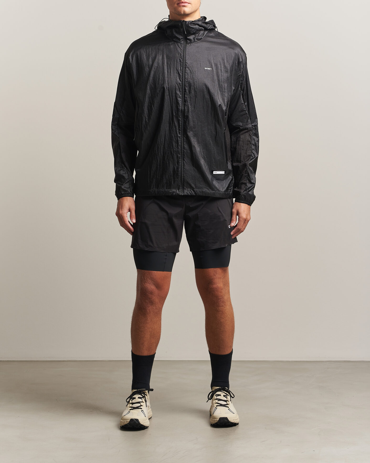 Heren | Korte broek | Satisfy | TechSilk 8 Inch Shorts Black