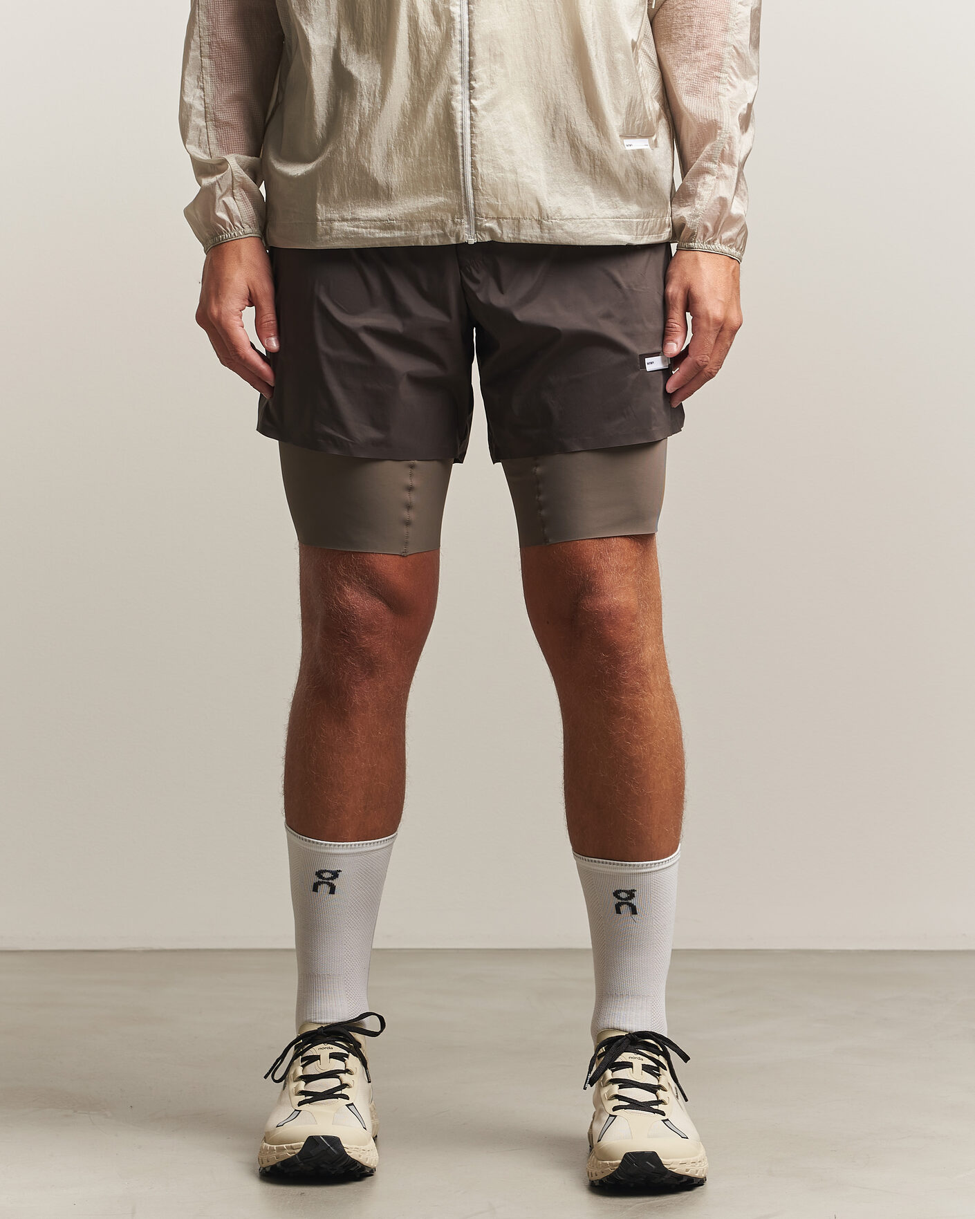 Heren | Korte broek | Satisfy | TechSilk 8 Inch Shorts Quicksand