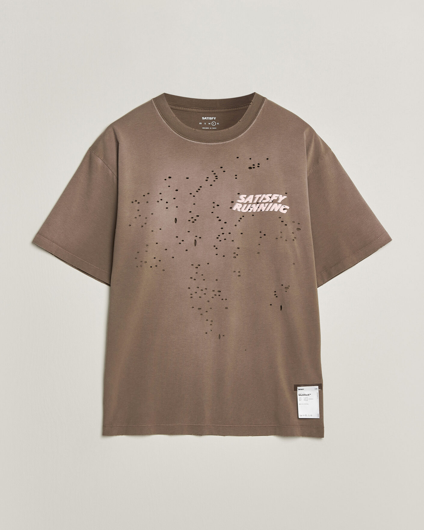 Heren | T-shirts | Satisfy | MothTech T-Shirt Sun Bleached Rain Drum