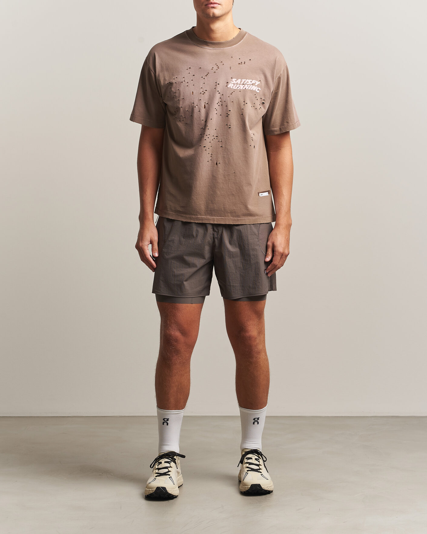 Heren | T-shirts | Satisfy | MothTech T-Shirt Sun Bleached Rain Drum