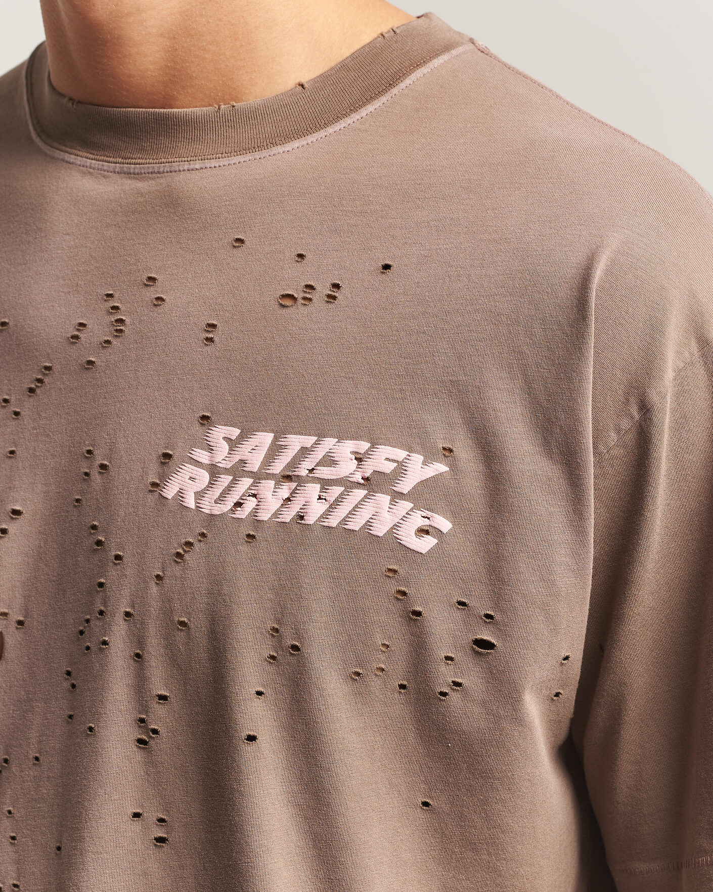 Heren | T-shirts | Satisfy | MothTech T-Shirt Sun Bleached Rain Drum
