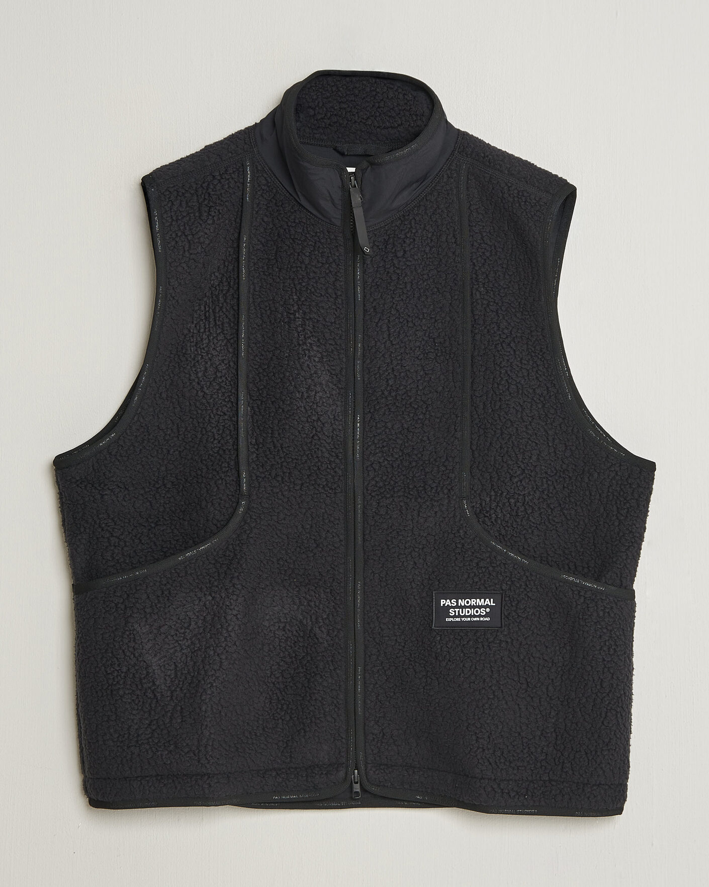 Heren | Truien | Pas Normal Studios | Off-Race Pile Fleece Black