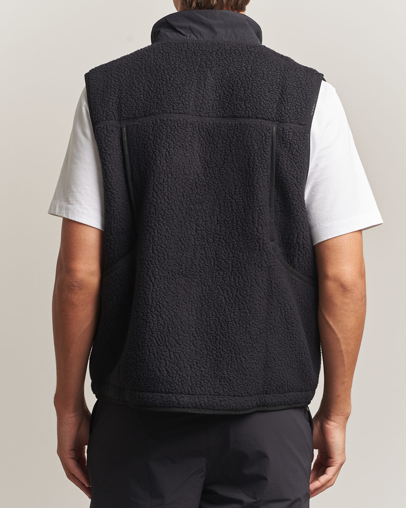Heren | Truien | Pas Normal Studios | Off-Race Pile Fleece Black