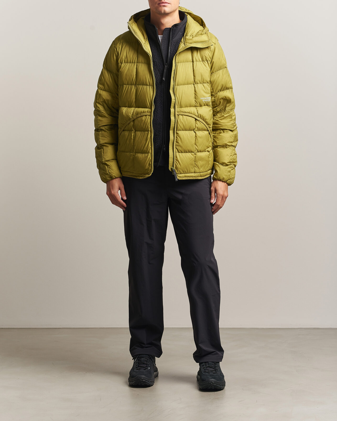 Heren | Jassen | Pas Normal Studios | Off-Race Down Liner Jacket Dark Lime