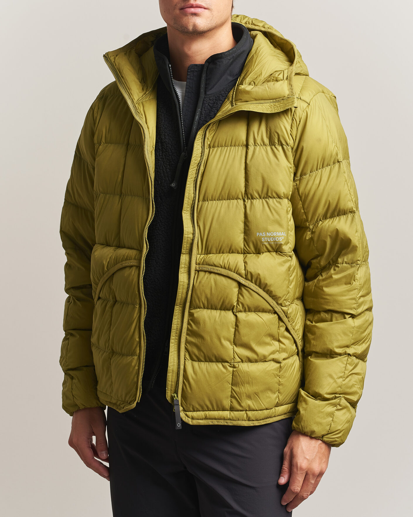 Heren | Jassen | Pas Normal Studios | Off-Race Down Liner Jacket Dark Lime