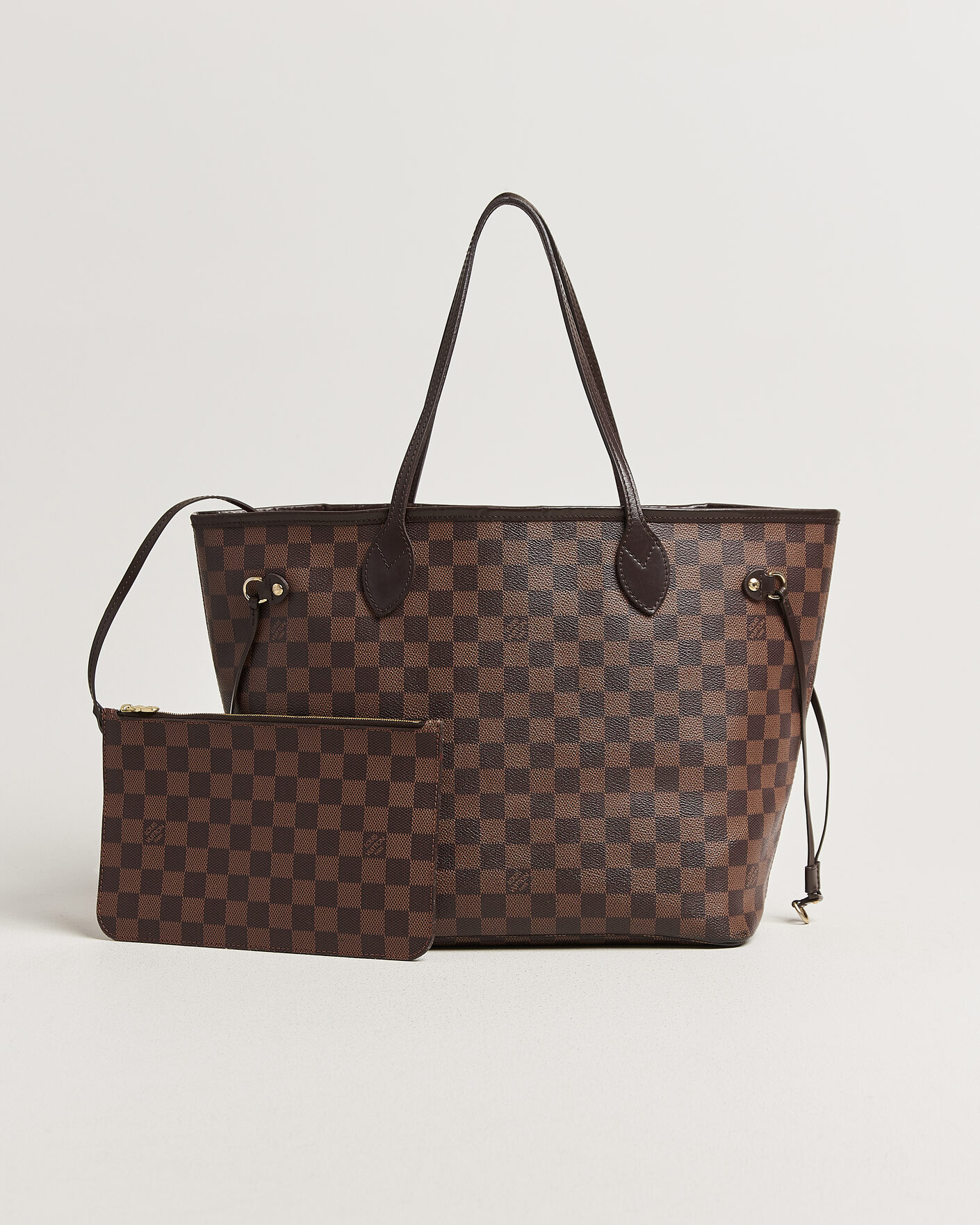 Heren | Pre-Owned & Vintage Bags | Louis Vuitton Pre-Owned | Neverfull MM  Damier Ebene