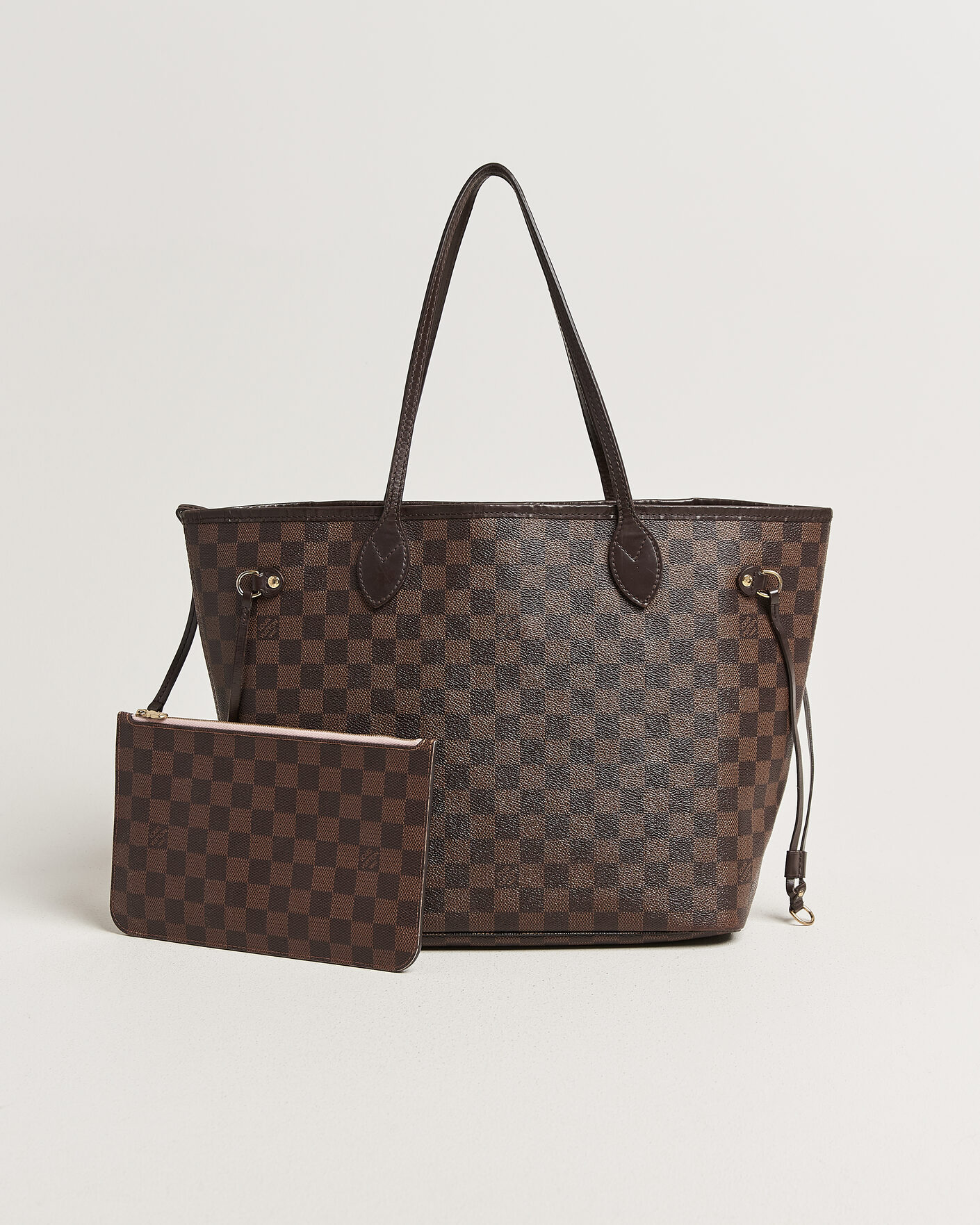 Heren | Pre-Owned & Vintage Bags | Louis Vuitton Pre-Owned | Neverfull MM Damier Ebene
