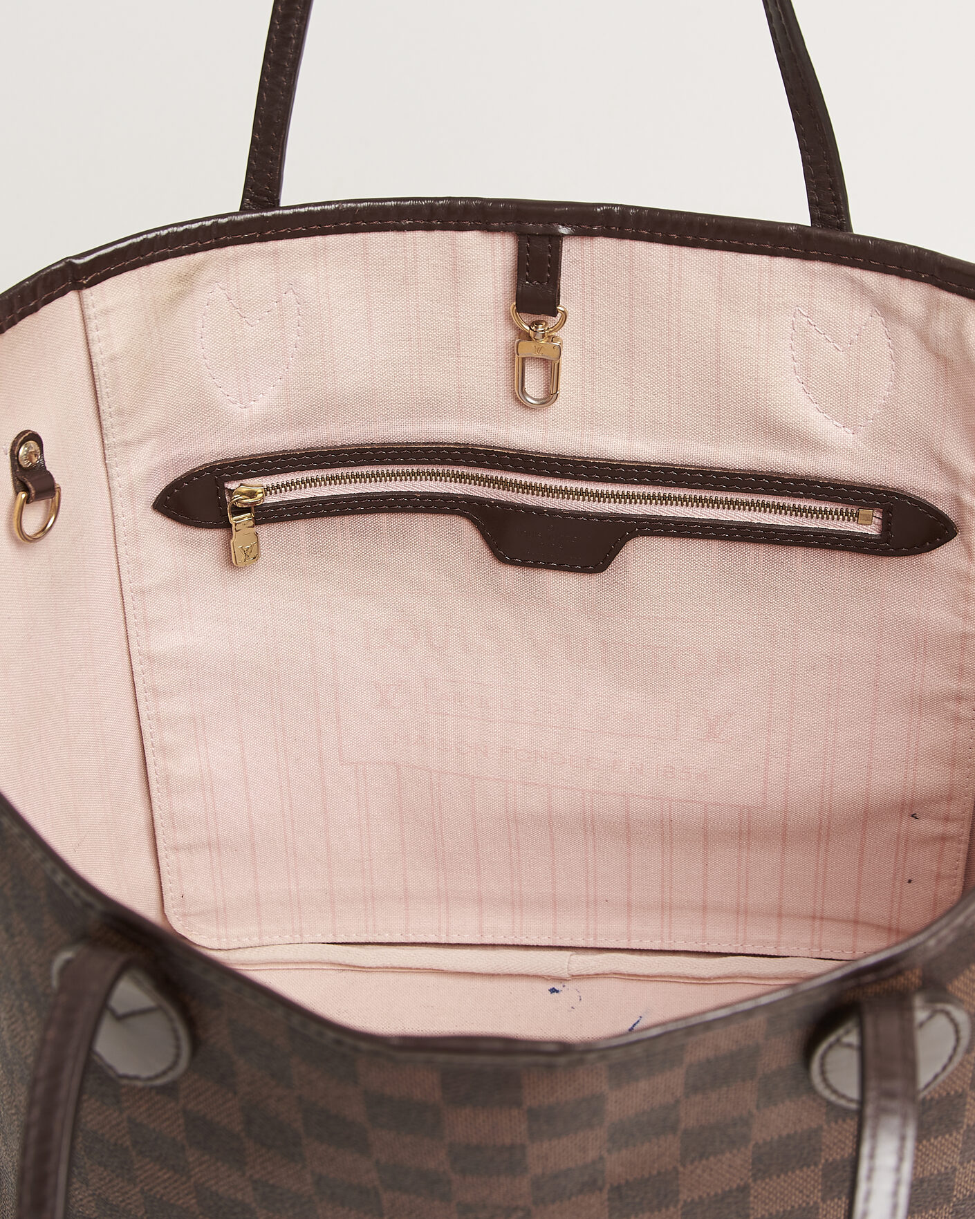 Heren | Pre-Owned & Vintage Bags | Louis Vuitton Pre-Owned | Neverfull MM Damier Ebene
