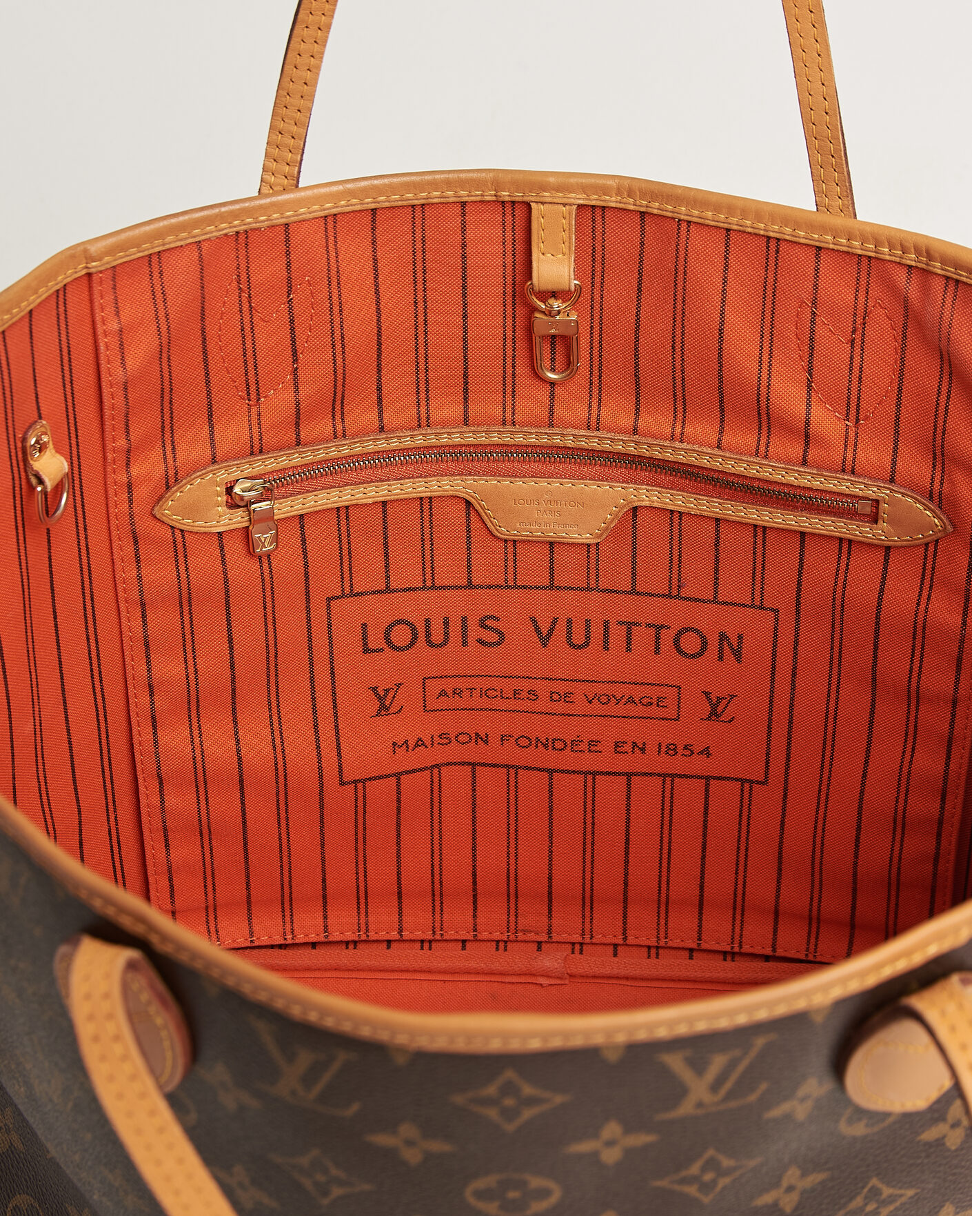 Heren | Pre-Owned & Vintage Bags | Louis Vuitton Pre-Owned | Neverfull MM Monogram