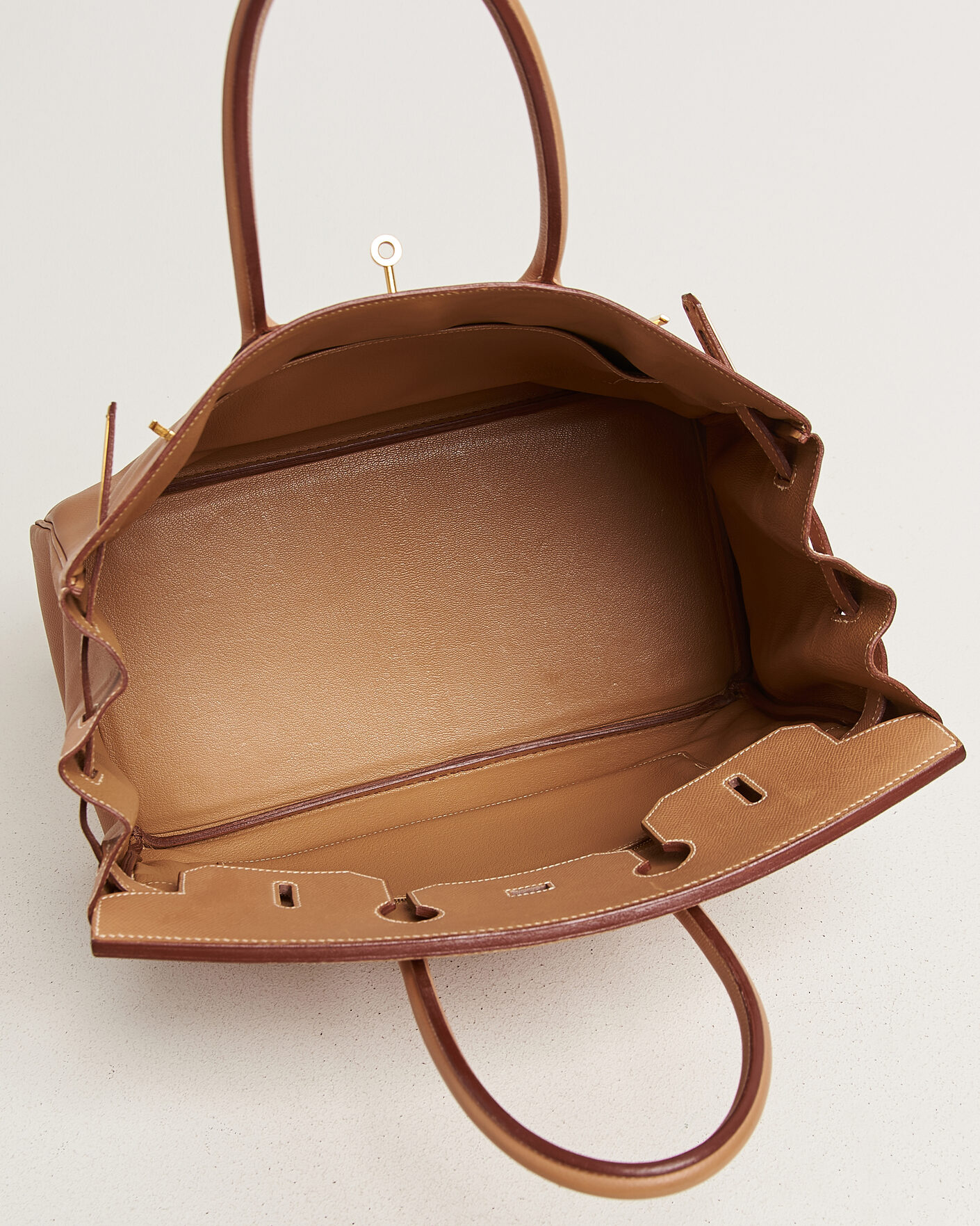 Heren | Pre-Owned & Vintage Bags | Hermès Pre-Owned | Birkin 35 Courchevel Gold
