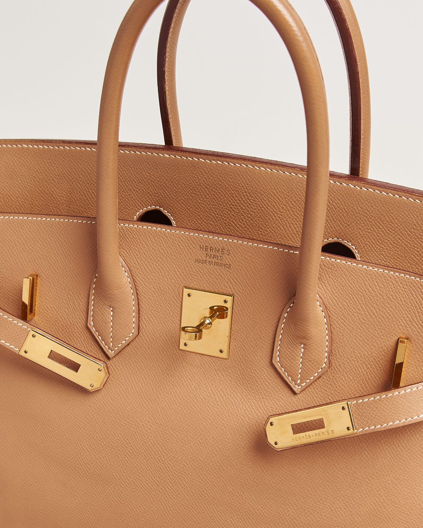 Heren | Pre-Owned & Vintage Bags | Hermès Pre-Owned | Birkin 35 Courchevel Gold