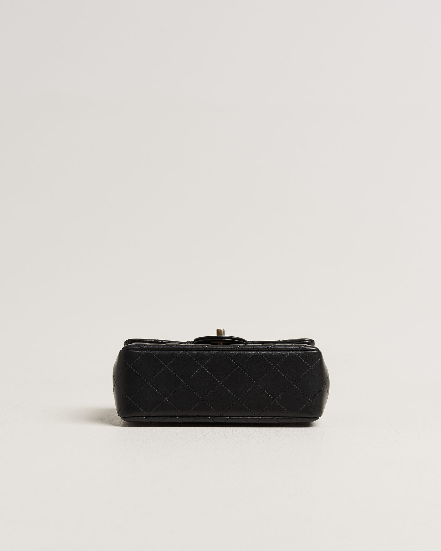 Heren | Pre-Owned & Vintage Bags | Chanel Pre-Owned | Classic Mini Rectangular Single Flap Bag Lambskin Black