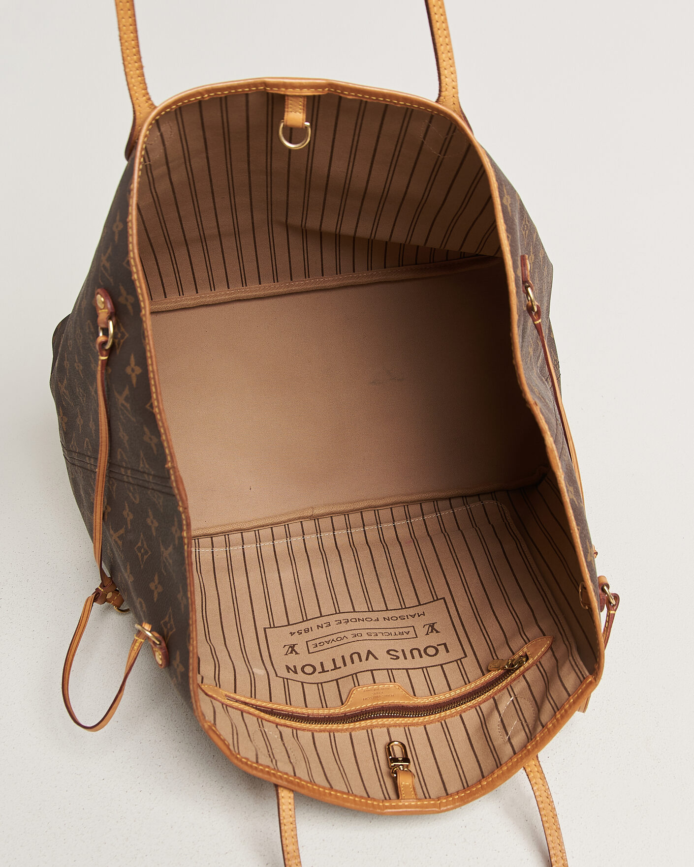 Heren | Pre-Owned & Vintage Bags | Louis Vuitton Pre-Owned | Neverfull GM Monogram