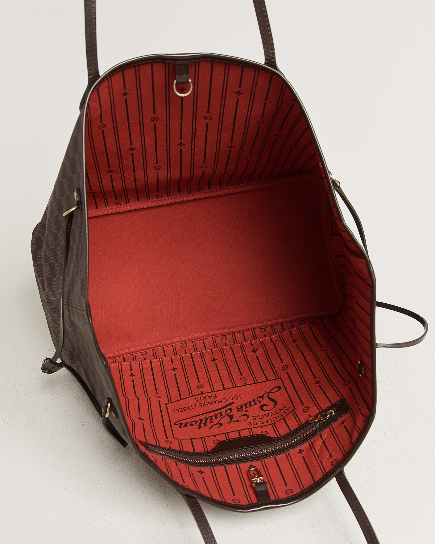 Heren | Pre-Owned & Vintage Bags | Louis Vuitton Pre-Owned | Neverfull GM Damier Ebene
