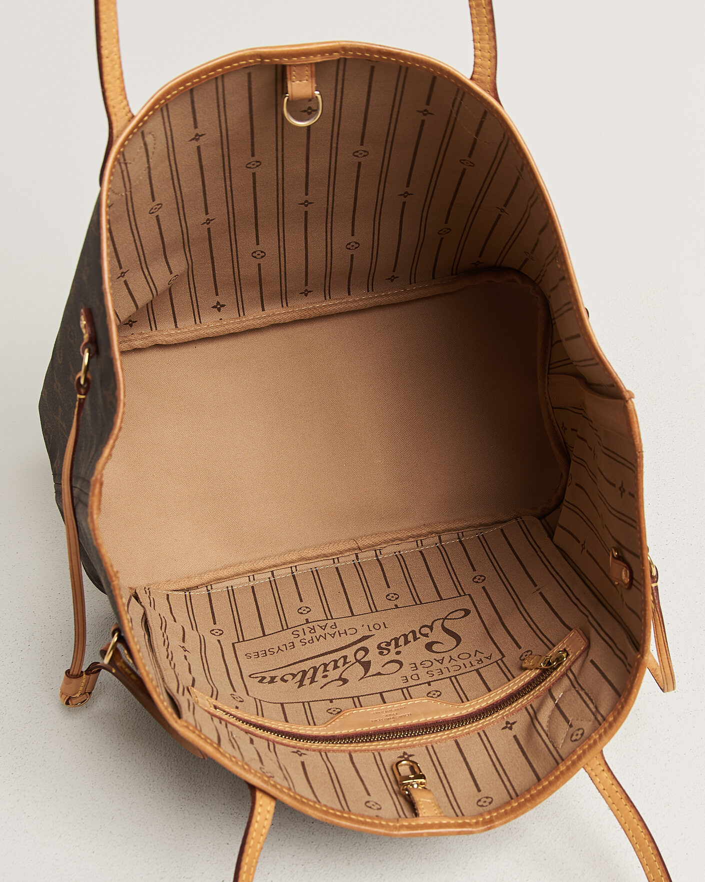 Heren | Pre-Owned & Vintage Bags | Louis Vuitton Pre-Owned | Neverfull MM Monogram