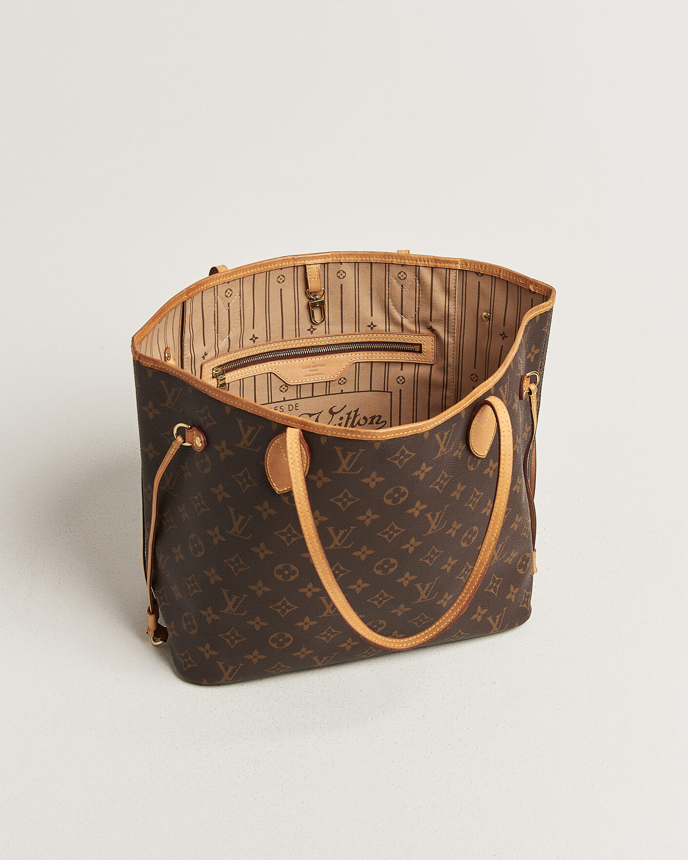 Heren | Pre-Owned & Vintage Bags | Louis Vuitton Pre-Owned | Neverfull MM Monogram