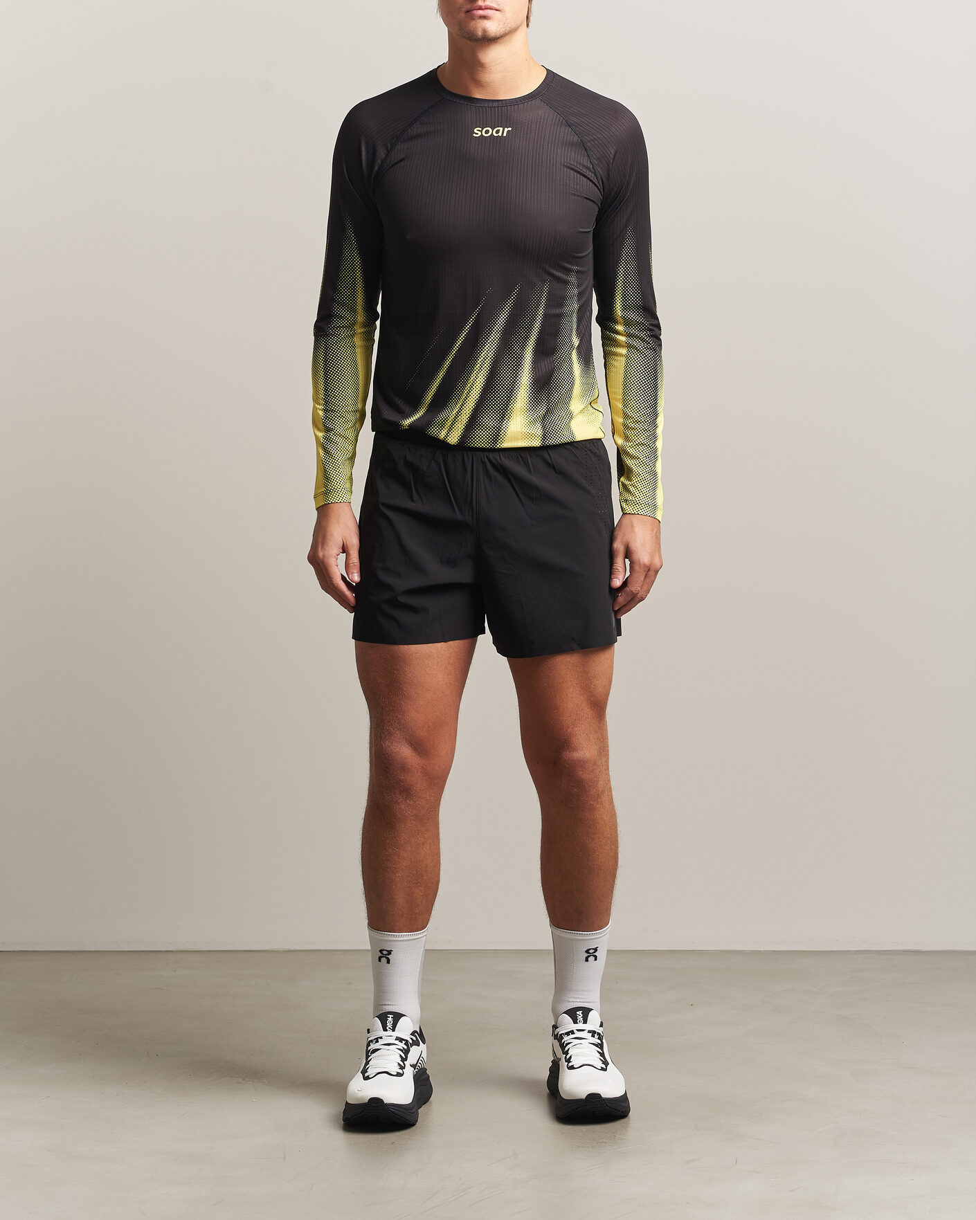 Heren | Korte broek | SOAR Running | Run Shorts Black