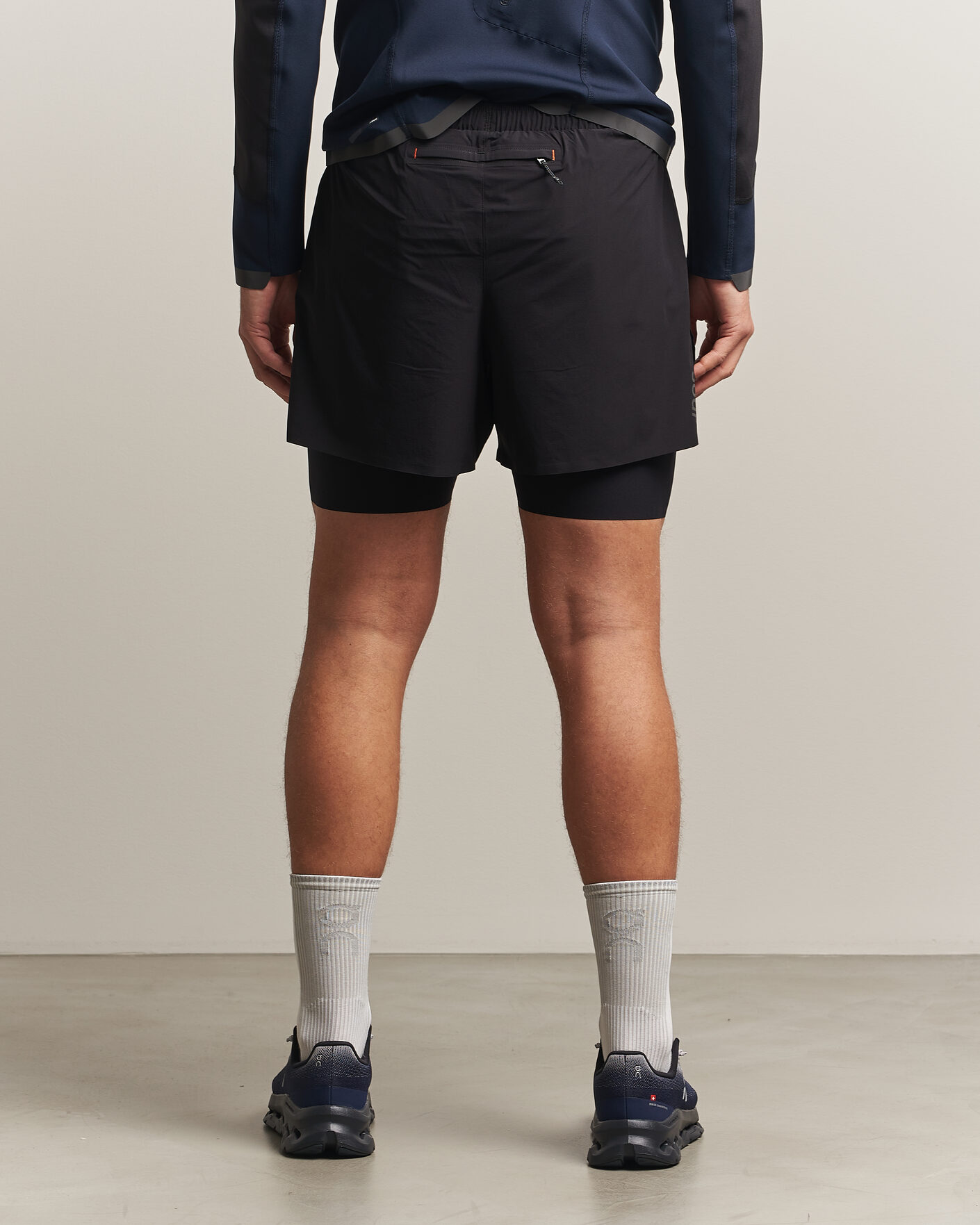 Heren | Korte broek | SOAR Running | Dual Run Shorts Black