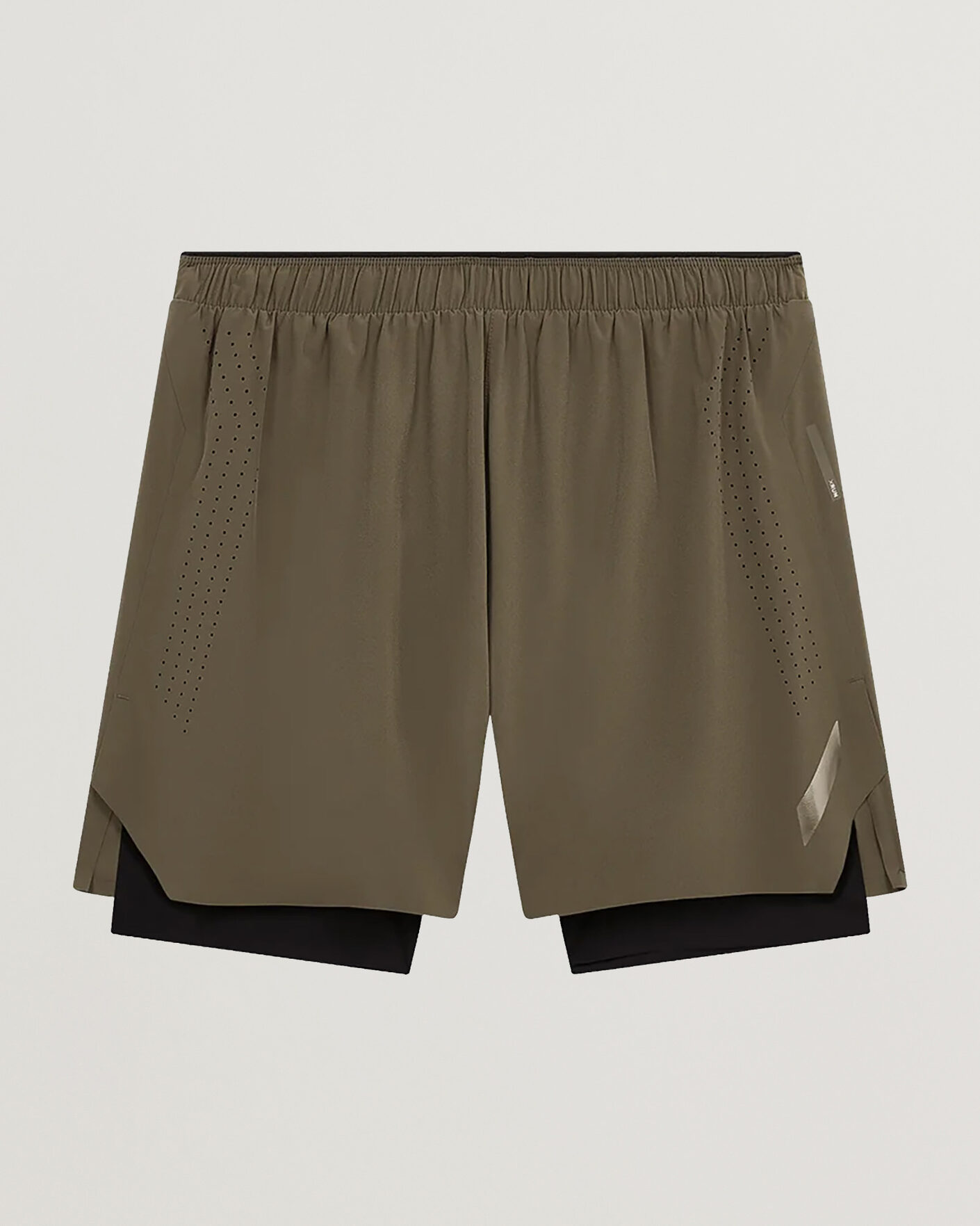 Heren | Korte broek | SOAR Running | Dual Run Shorts Khaki