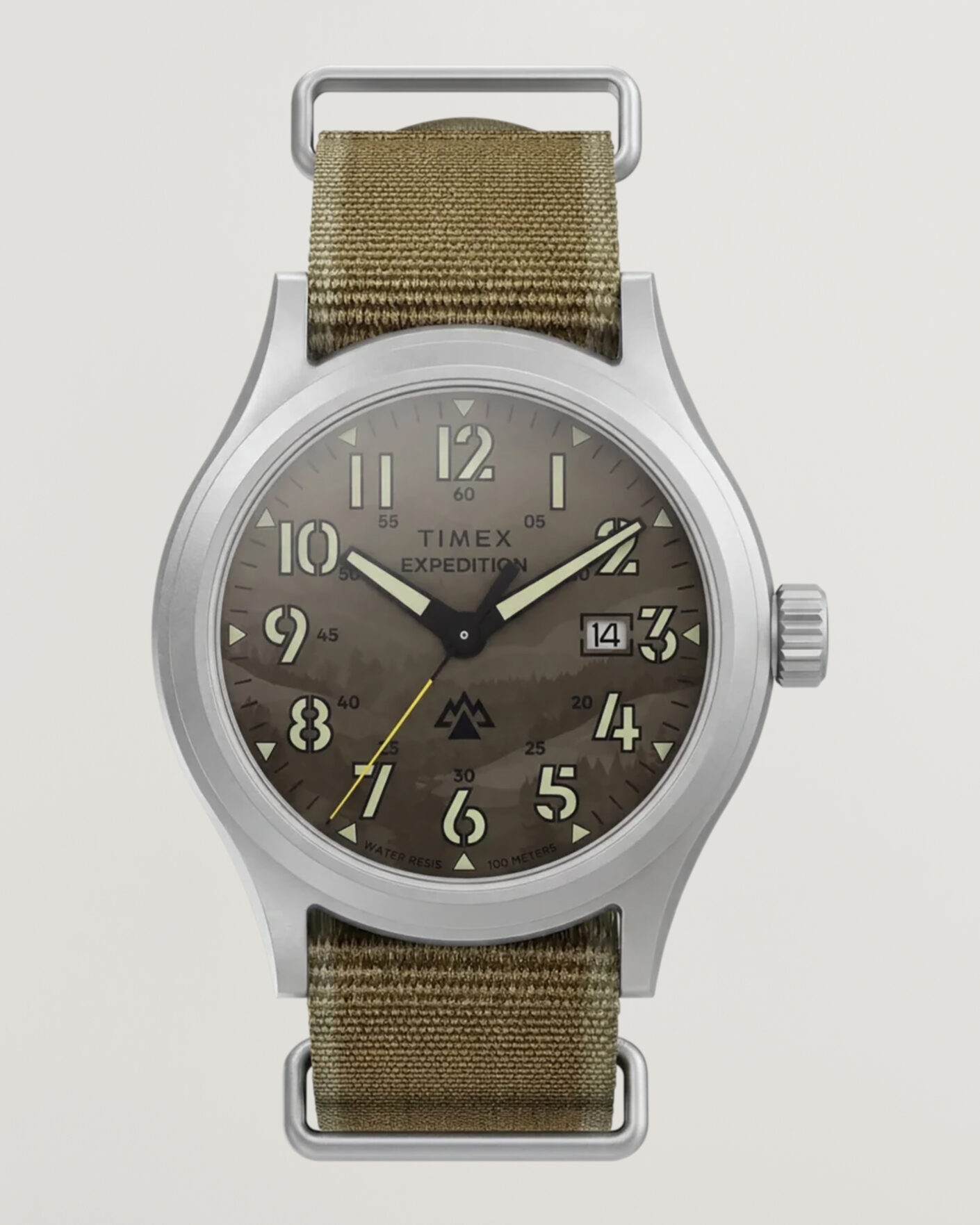 Heren | Timex Expedition Sierra Fabric Strap 40mm Khaki Camo Dial | Timex | Expedition Sierra Fabric Strap 40mm Khaki Camo Dial