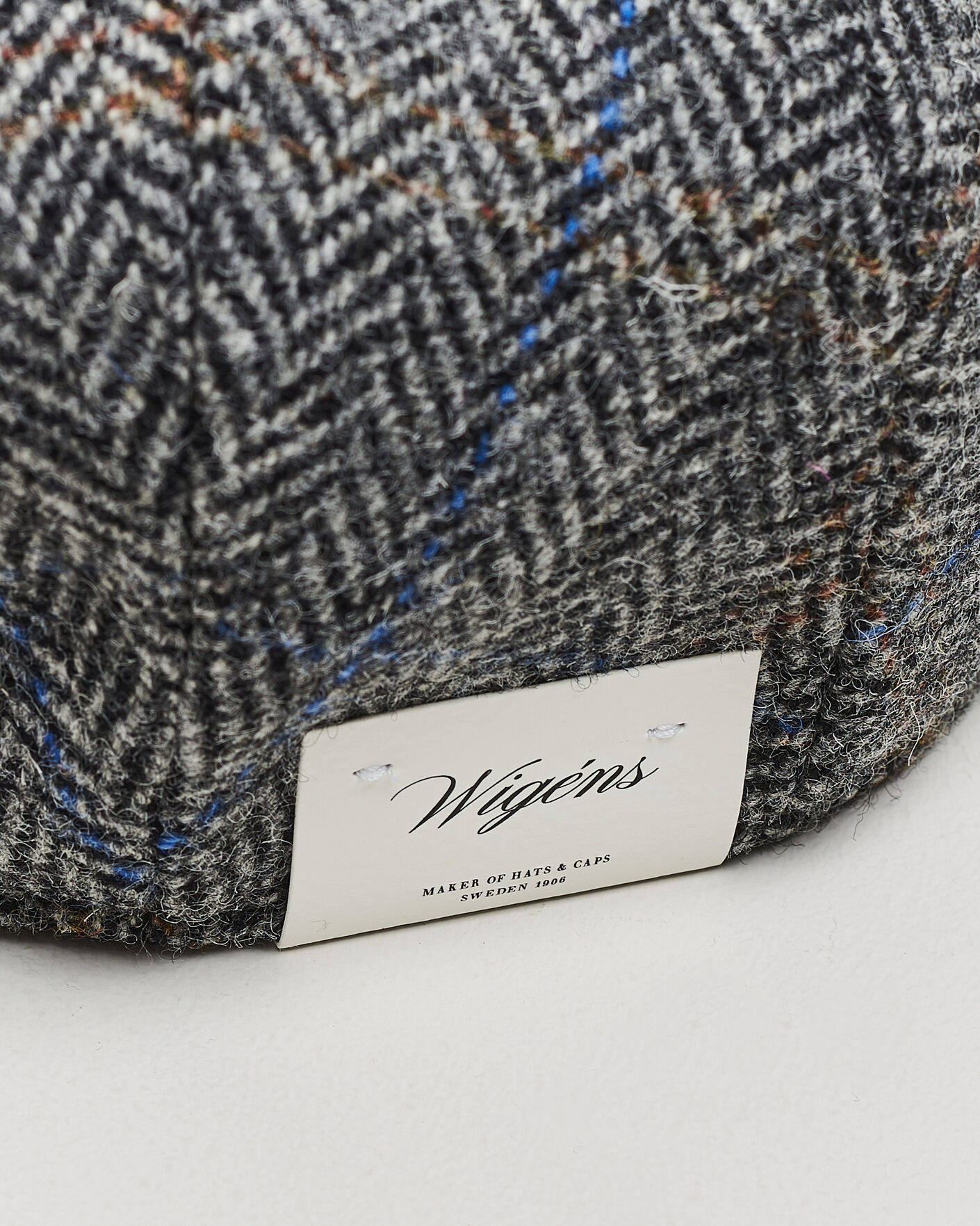 Heren | Hoeden en petten | Wigéns | Ivy Contemporary Herringbone Cap Grey