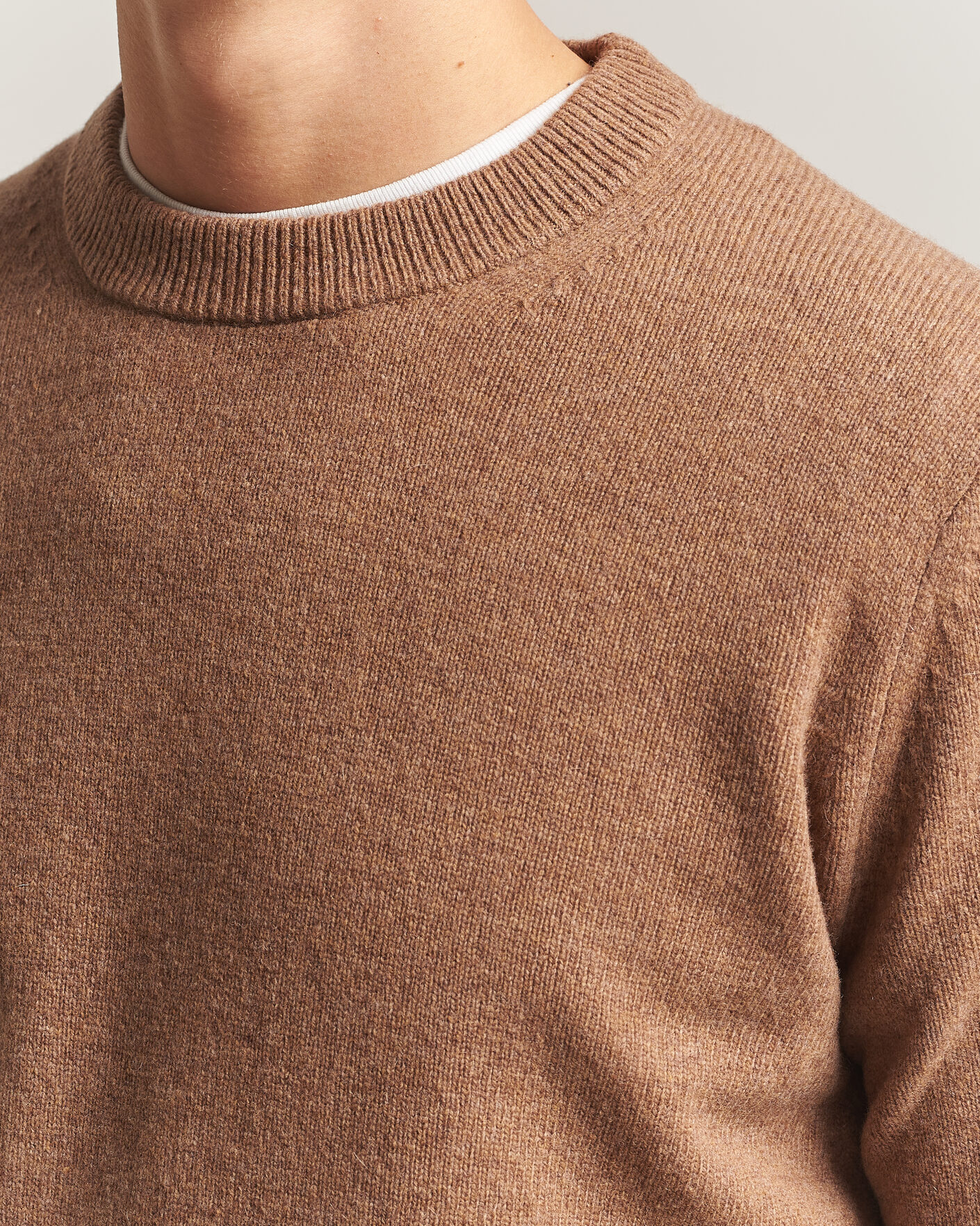 Heren | Truien | Samsøe Samsøe | Isak Knitted Crew Neck Lead Gray
