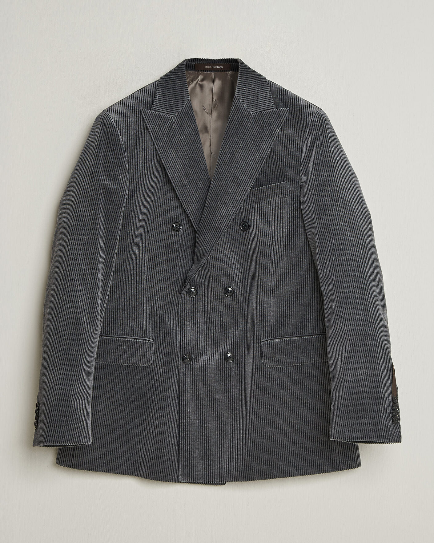 Heren | Blazers | Oscar Jacobson | Farris Corduroy Blazer Grey